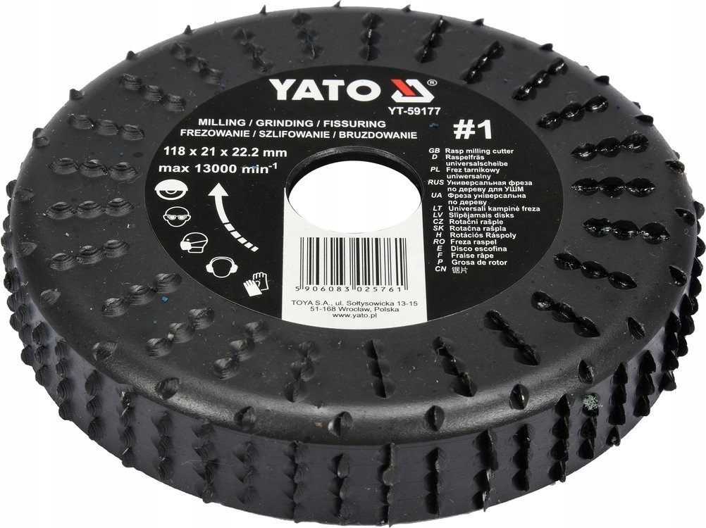 

Tarcza Do Drewna Frez Tarnikowy Uniwersalny 118mm