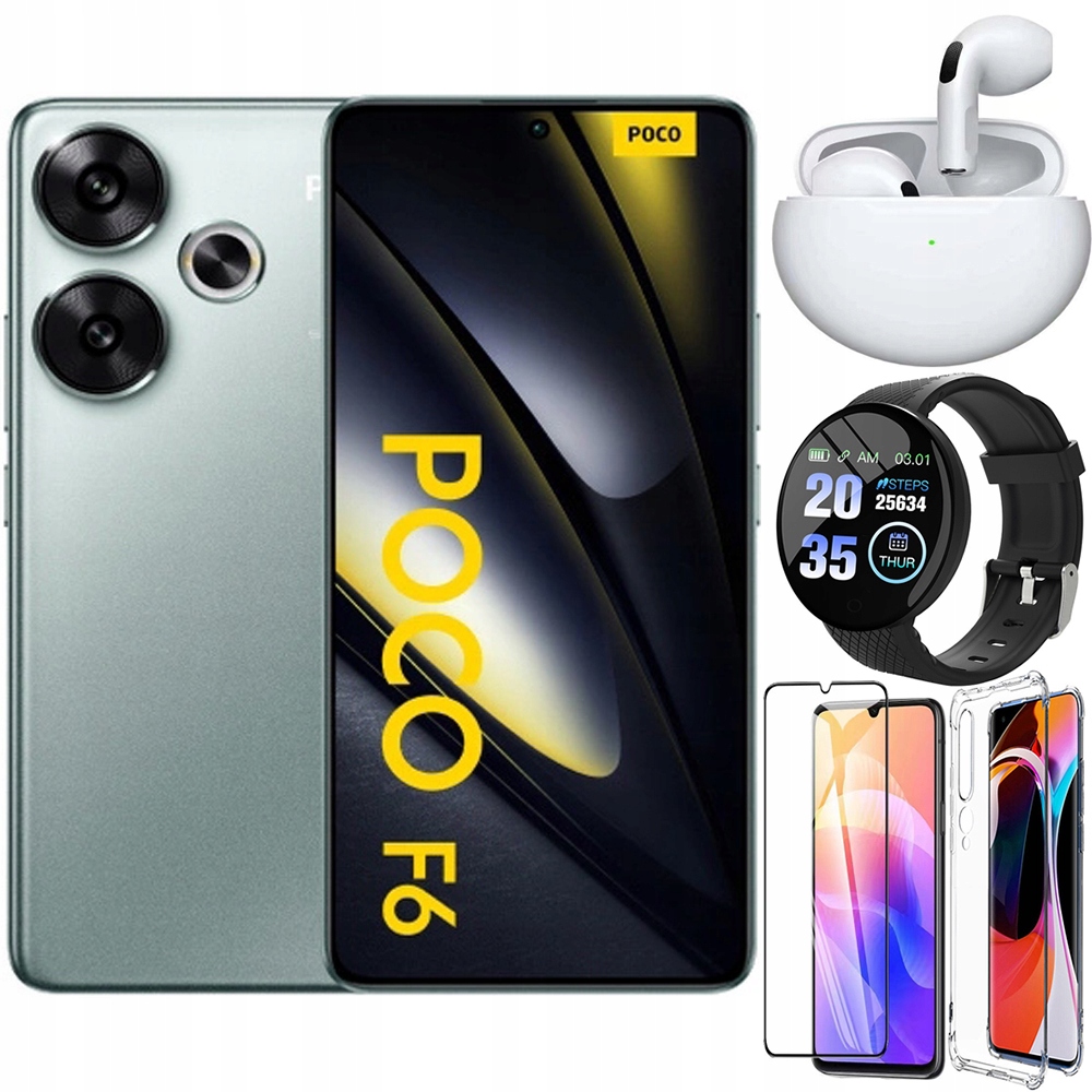 Smartfon POCO F6 16 GB / 512 GB 5G zielony