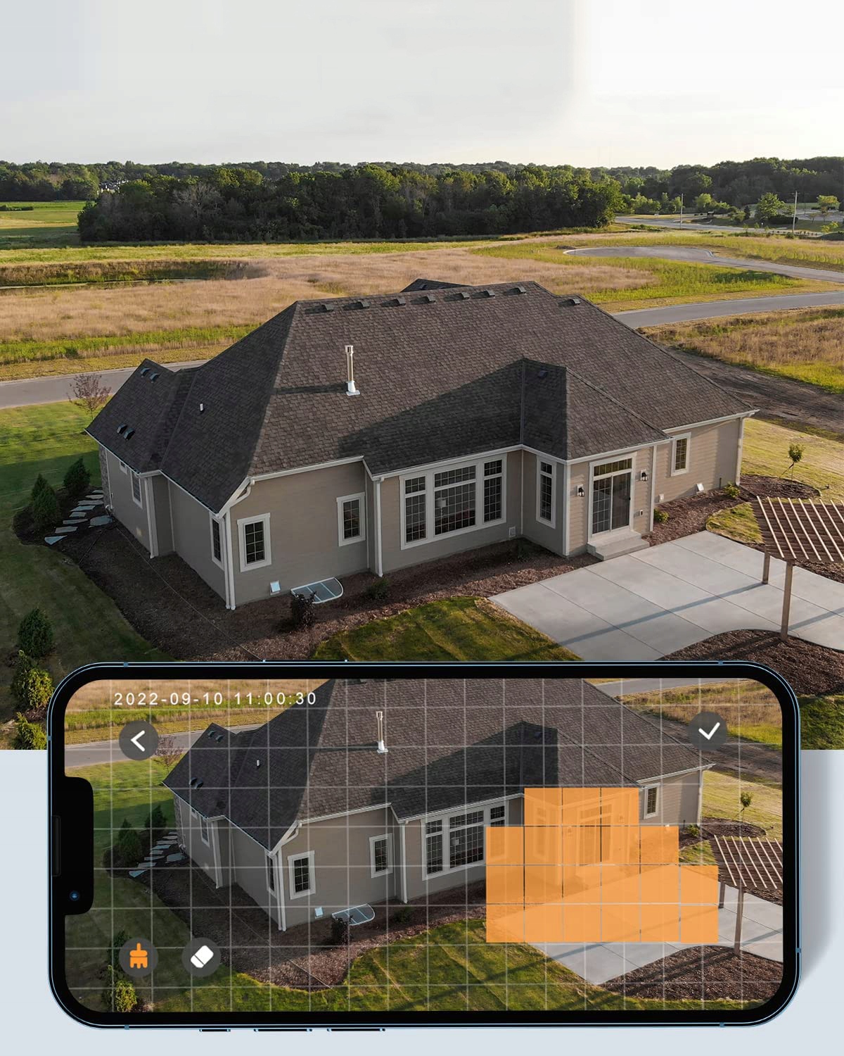 OBROTOWA KAMERA ZEWNĘTRZNA SOLARNA IP WIFI FULL HD Technologia IP