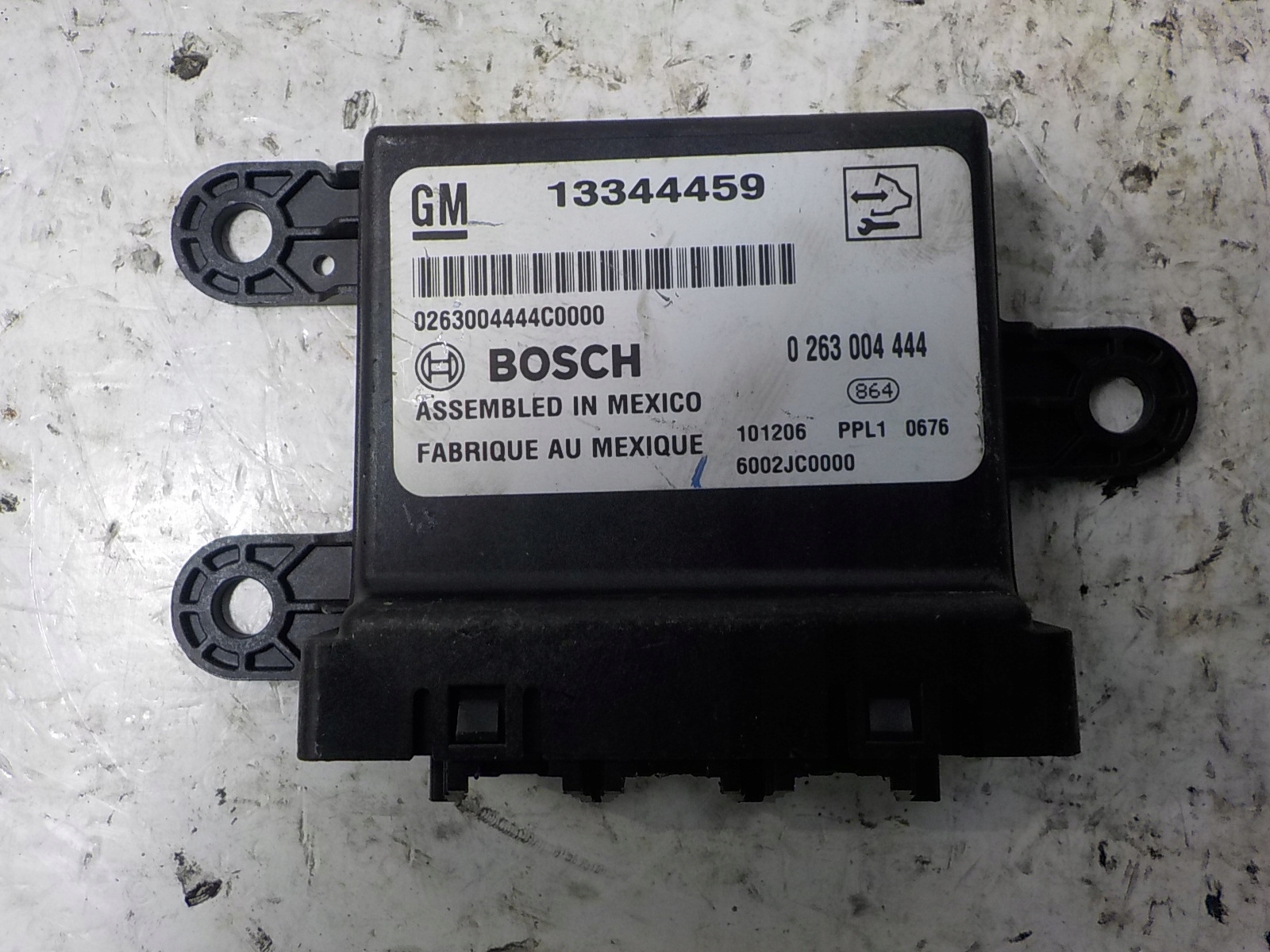 OPEL ASTRA J modulo Centralina parcheggio PDC 13344459 0263004444