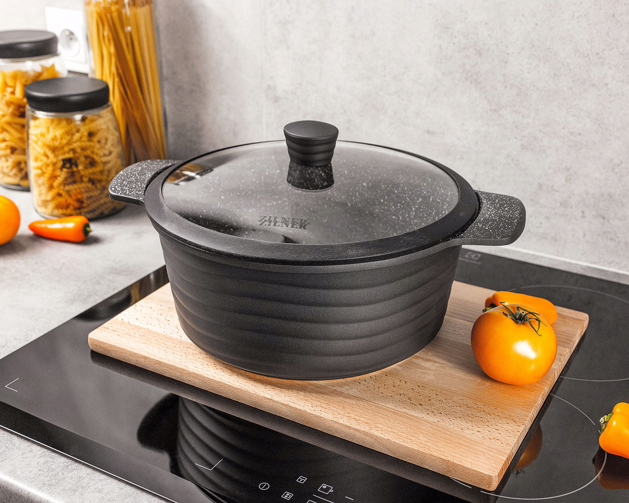 Zestaw garnków marmurowych 11 ele. ZILNER ZL-8513 Marka Zilner