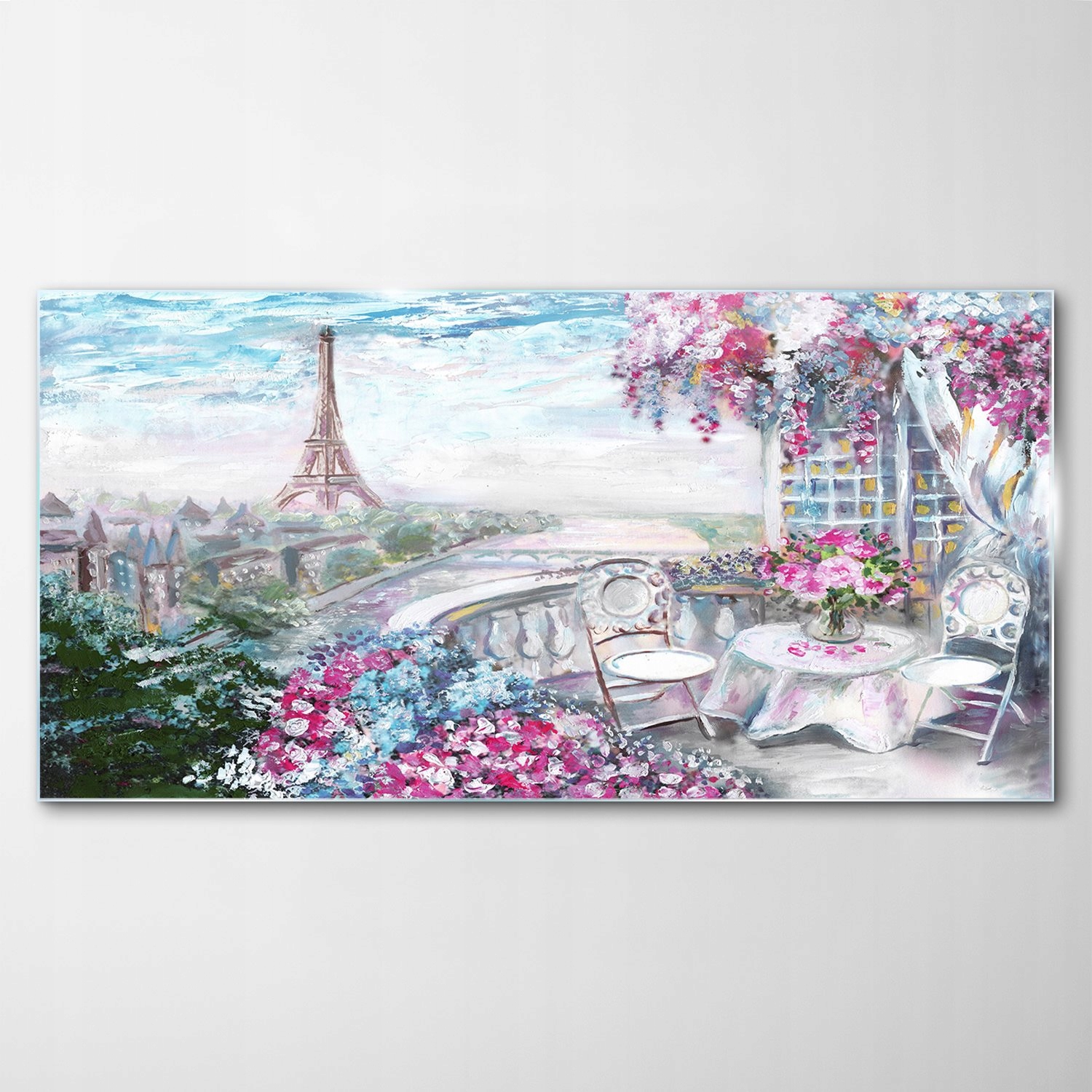 

Obraz Szklany Dekor Wieża Eiffela Paryż 100x50