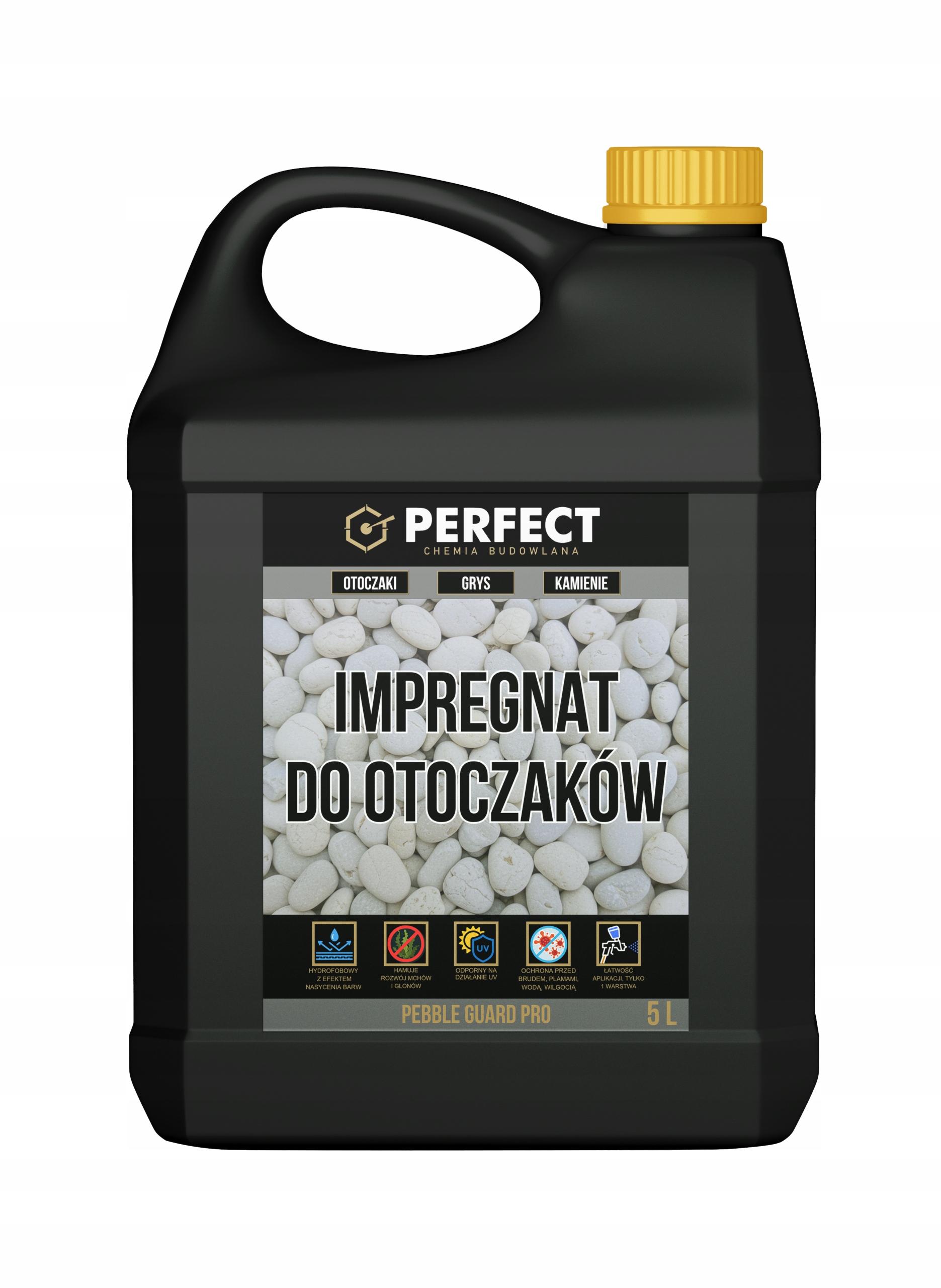 Impregnát na obaly 5 L Pebbles Guard Pro na kameny mozajek