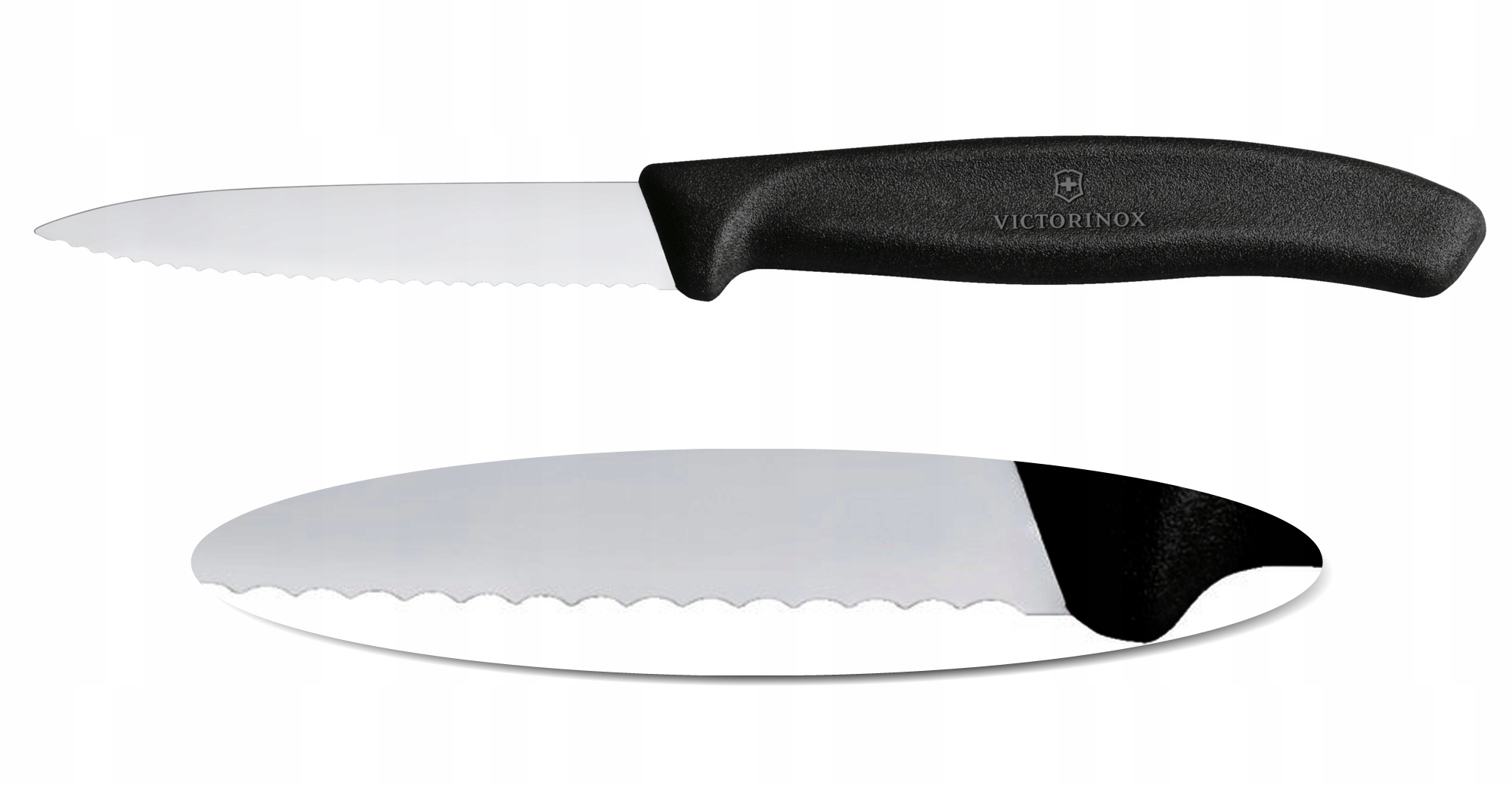 

nóż kuchenny Victorinox 6.7633 czarny, 8cm ząbki