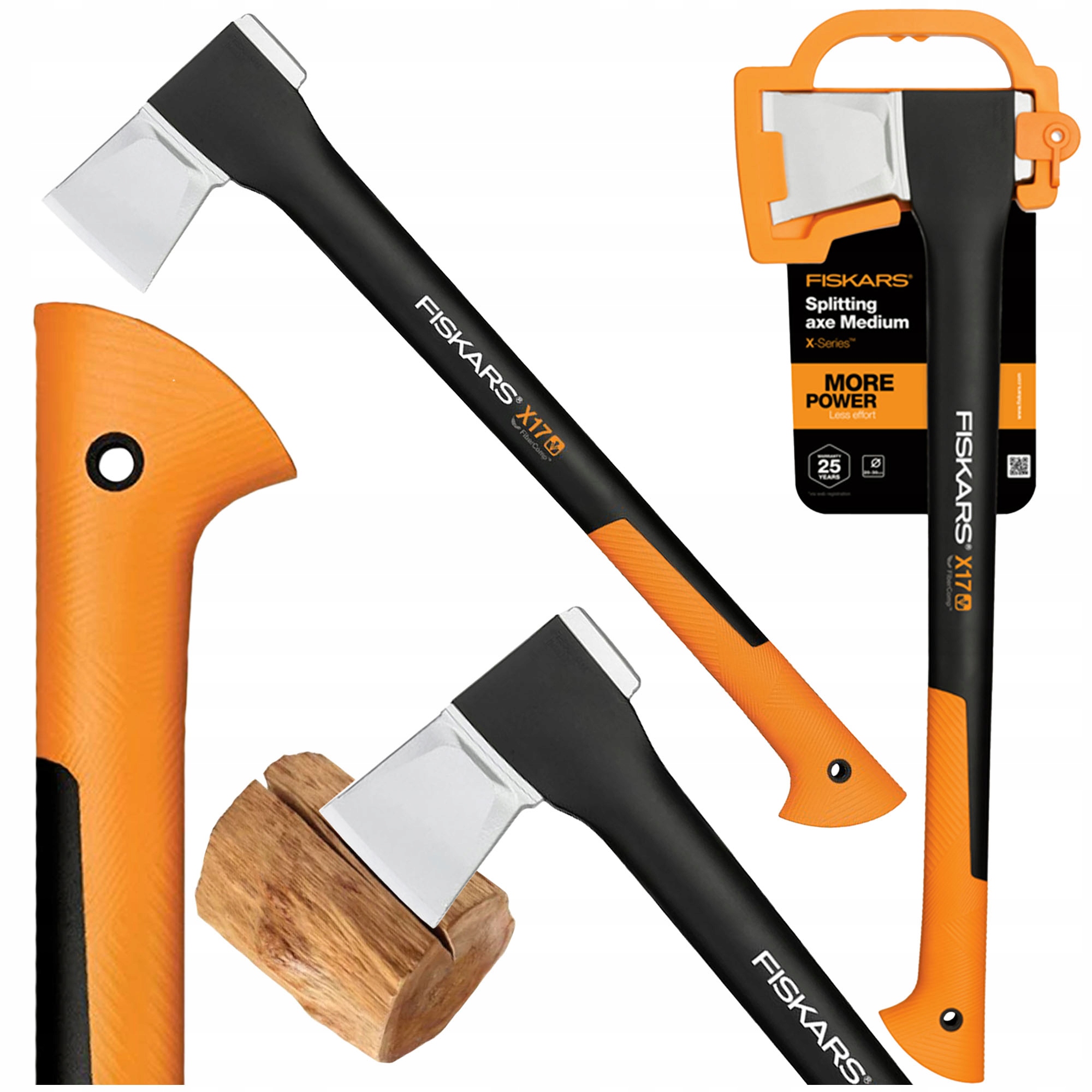 

Siekiera Fiskars Rozłupująca Drewna Drzewa X17 M