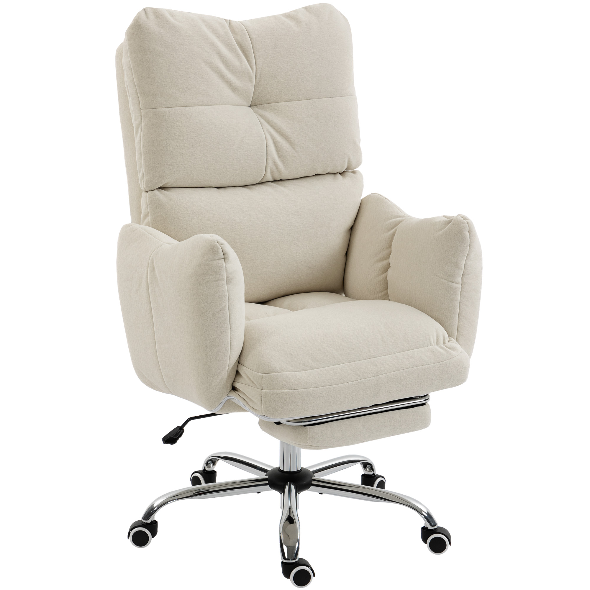 Fotel obrotowy biurowy z podnóżkiem ergonomiczny gamingowy