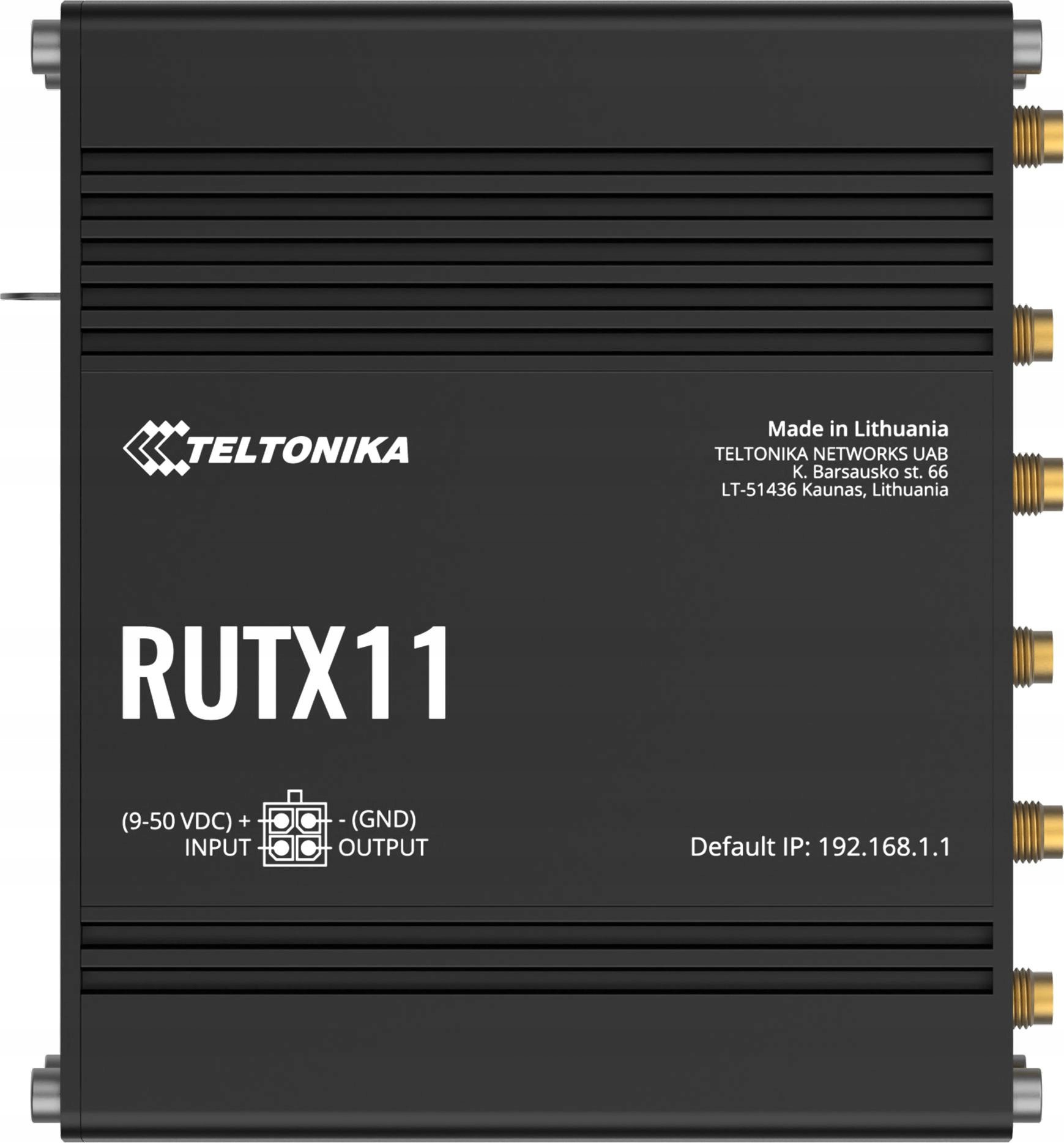 Teltonika RUTX11 priemyselný router 4G Lte (RUTX1120B200)