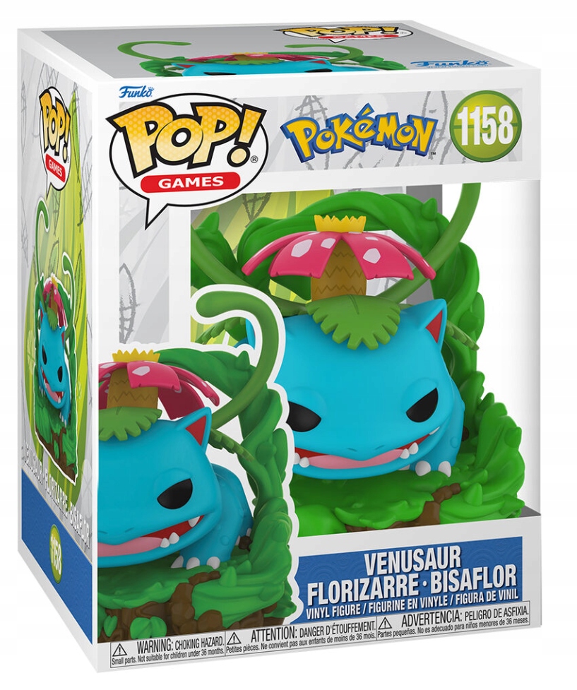 Funko Pop Pokemon Venusaur #1158 Figurka Winylowa