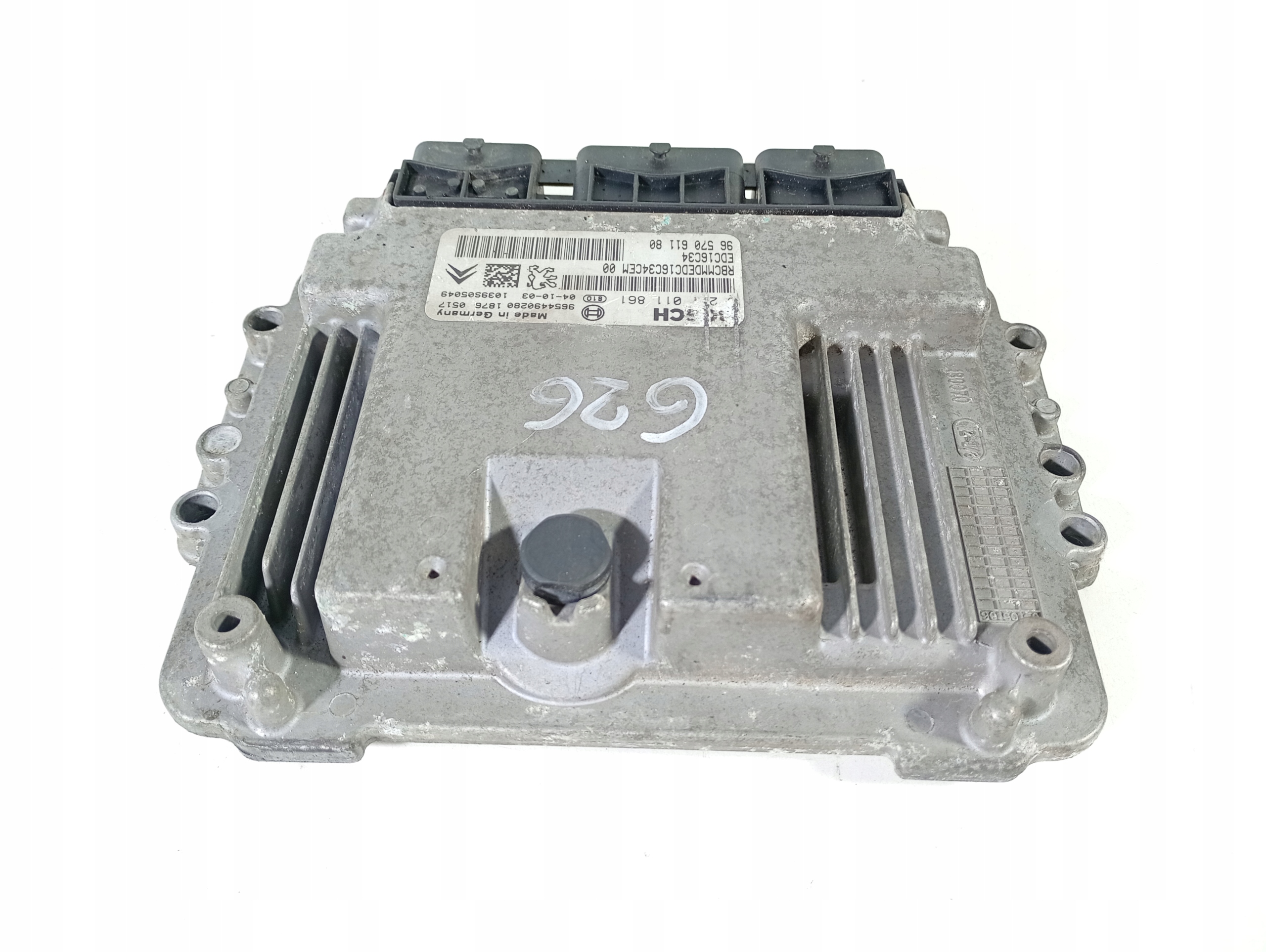 Citroen C3 02-09 computer control unit of the engine OE 9654490280