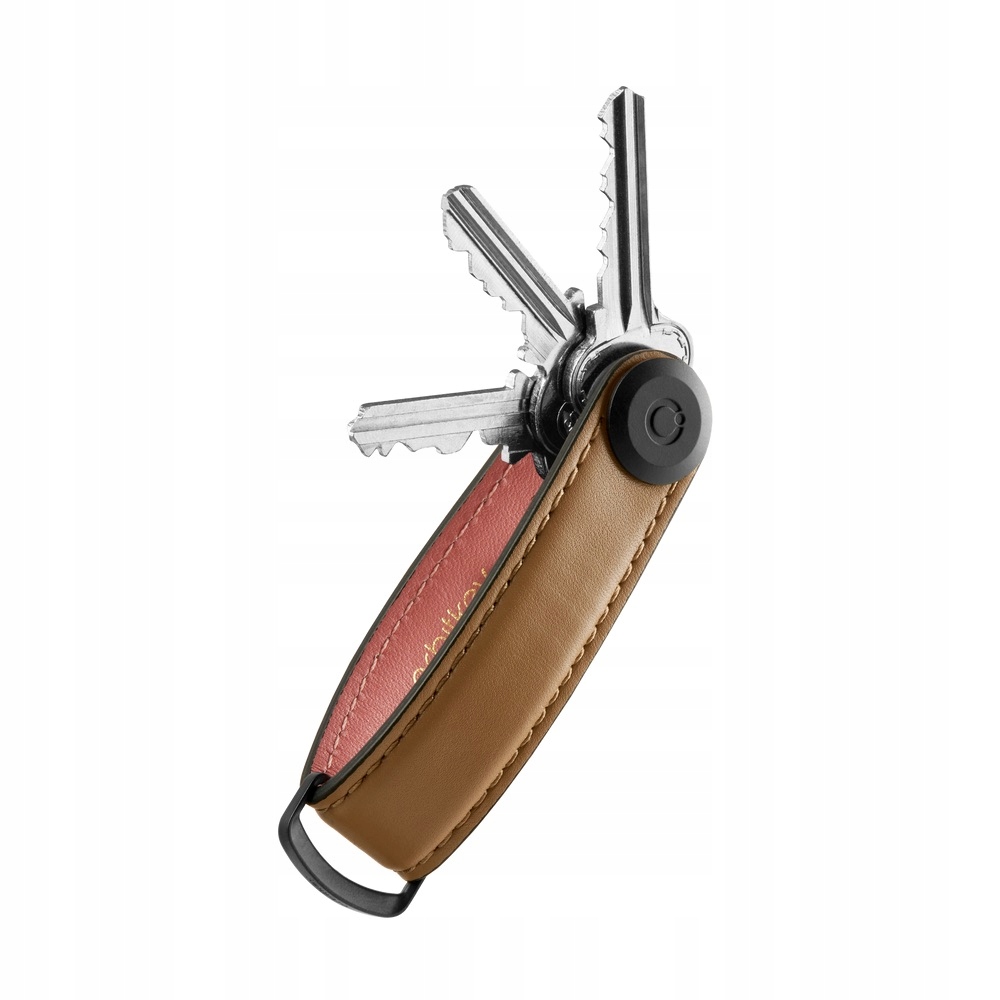 OrbitKey Organizer Pouzdro na klíče Kožené Cocoa Rose