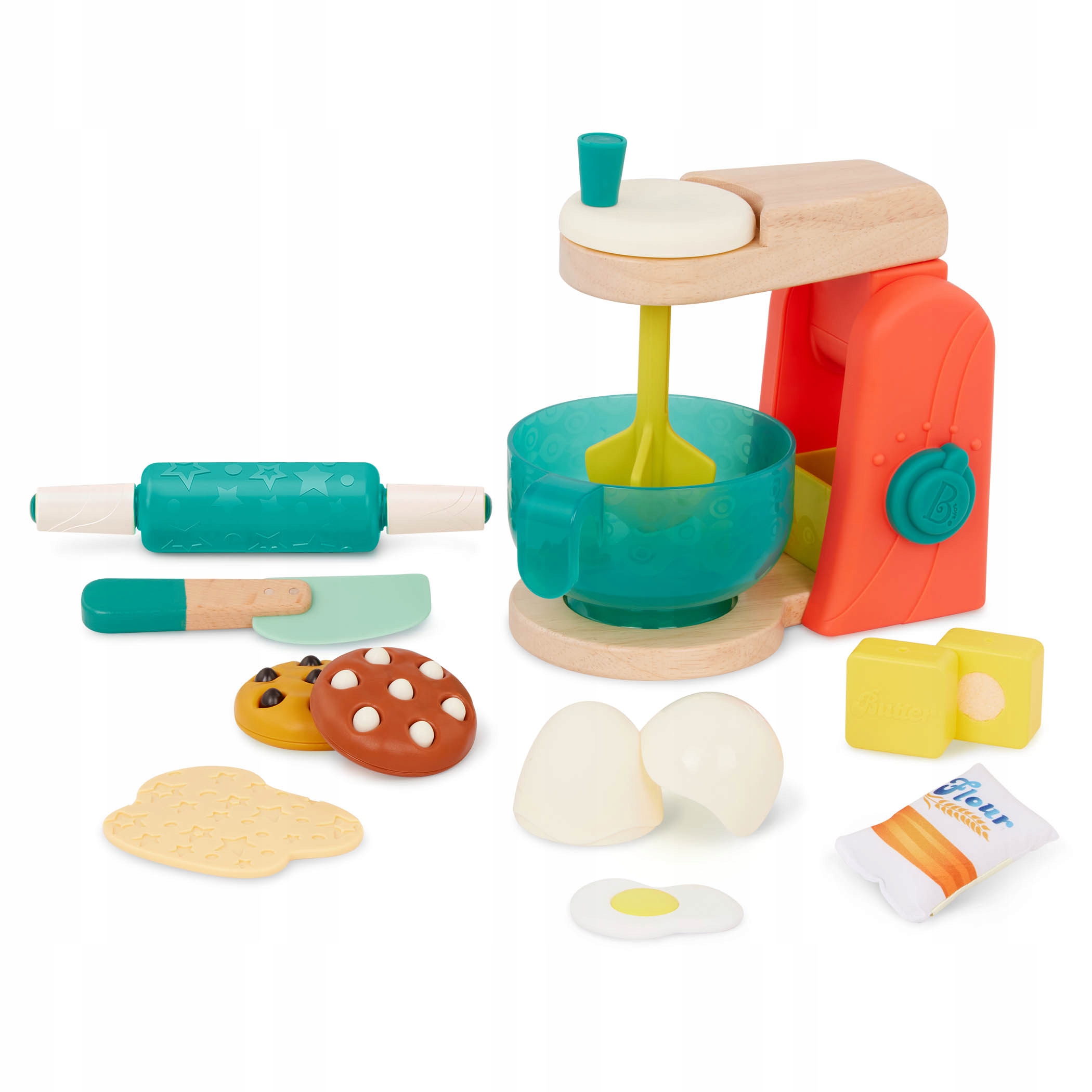 B.toys: Mix & Bake drewniany Mikser z akcesoriami