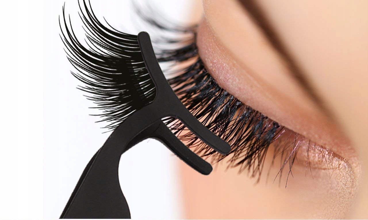 RZĘSY MAGNETYCZNE 7 PAR 2x EYELINER PĘSETA ZESTAW Marka DMR