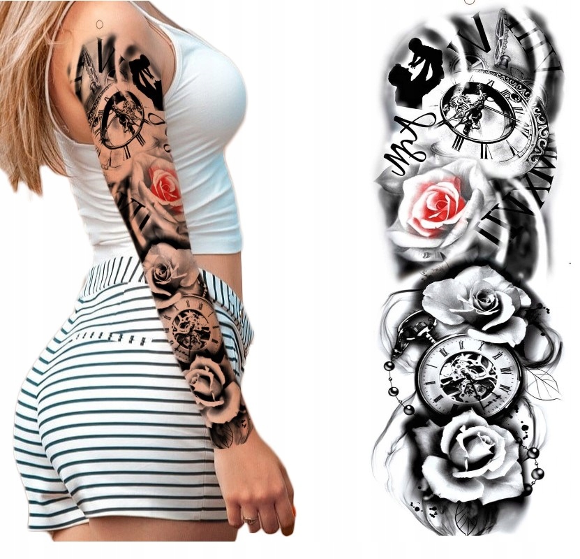 

Tattooland Tatuaż Zmywalny Tymczasowy Rękaw