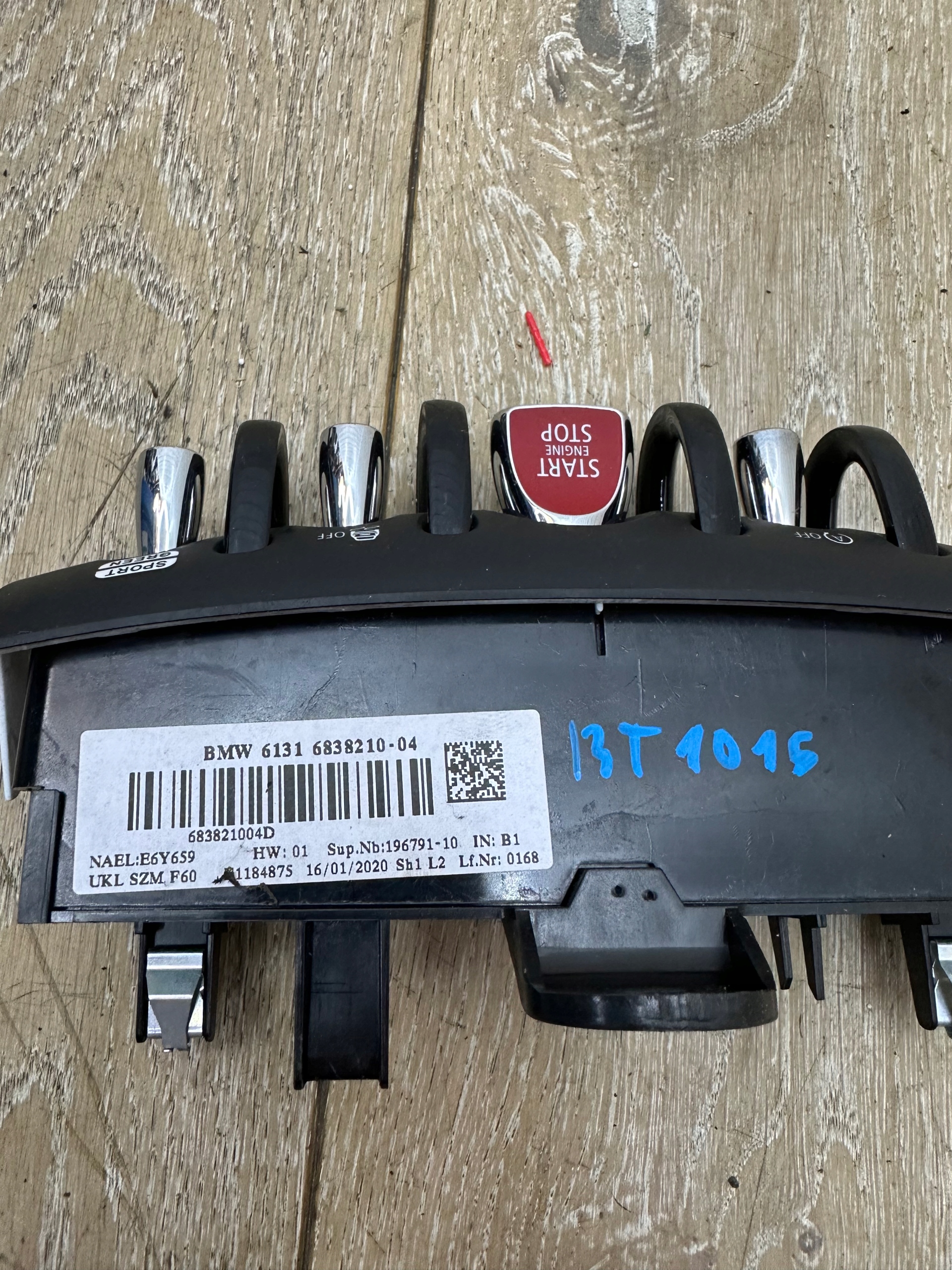 Commandes Interrupteur START STOP MINI F60 LCI COUNTRYMAN