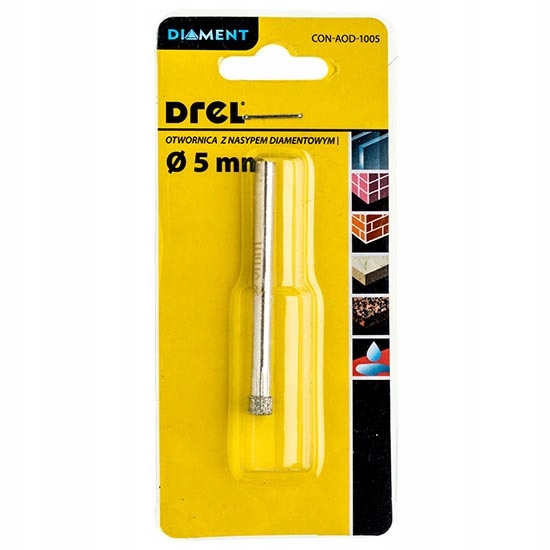 

Wiertło Diamentowe 5 mm Otwornica Gresu Ceramiki