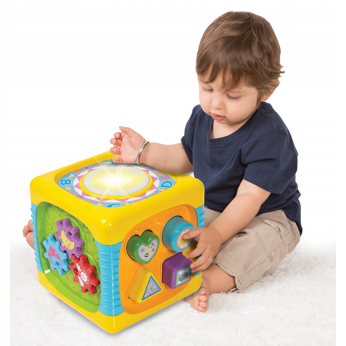 

Smily Play Kostka centrum zabawy pianinko sorter