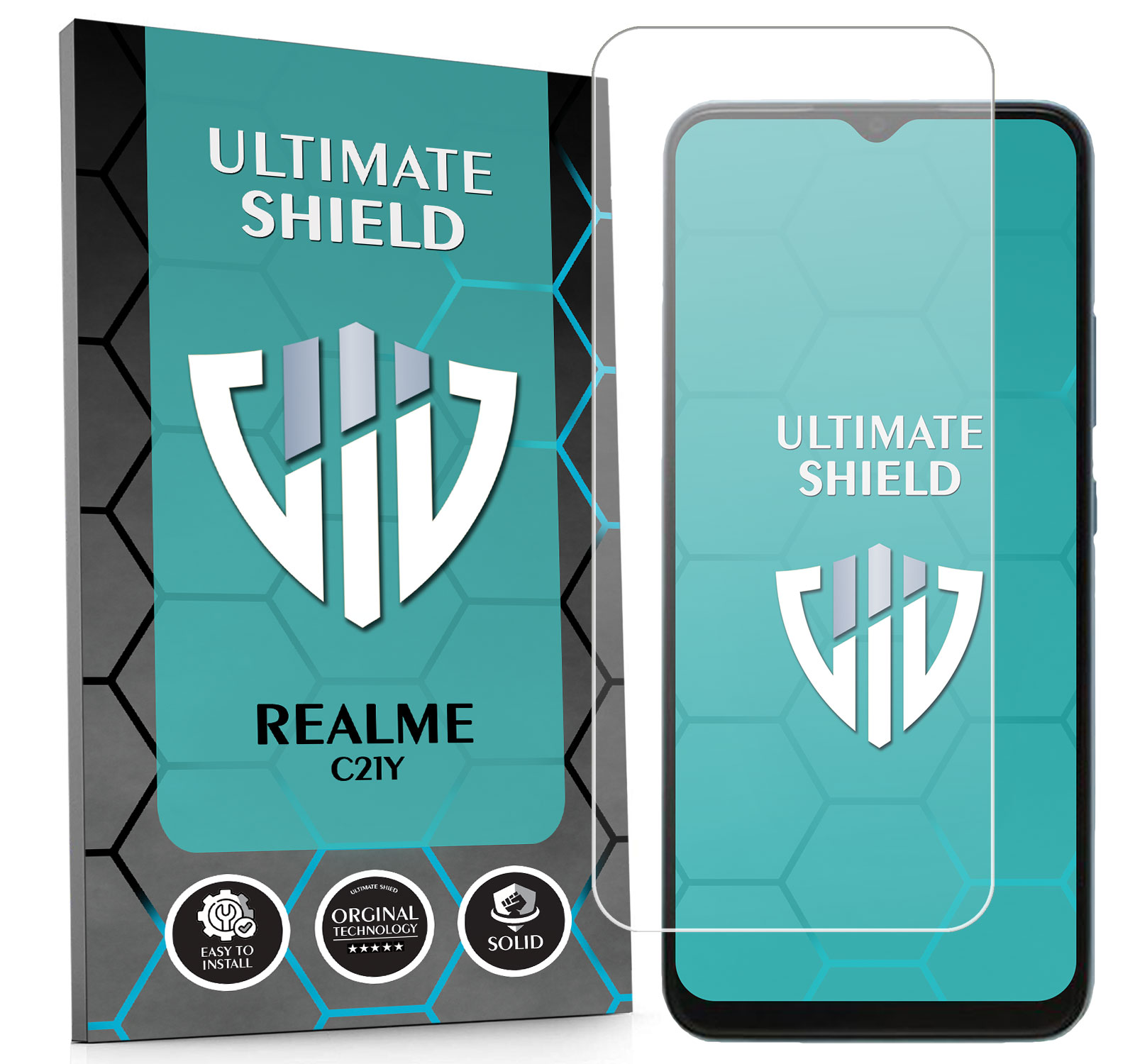 Sklo 3x Displej 7x Fotoaparát Objektiv Rychlé Pro Realme C21Y Kvalita