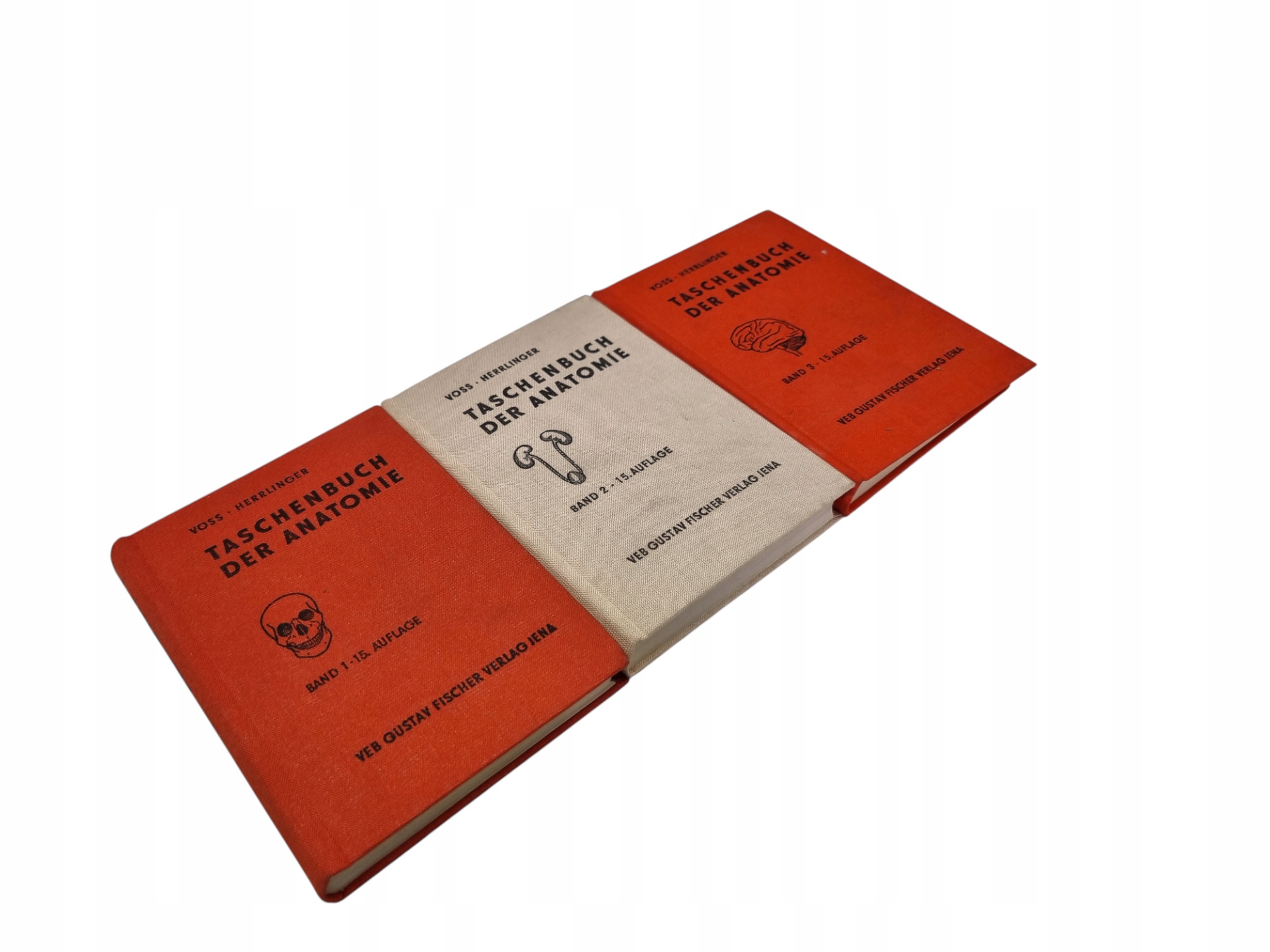 VOSS HERRLINGER TASCHENBUCH DER ANATOMIE 1-3