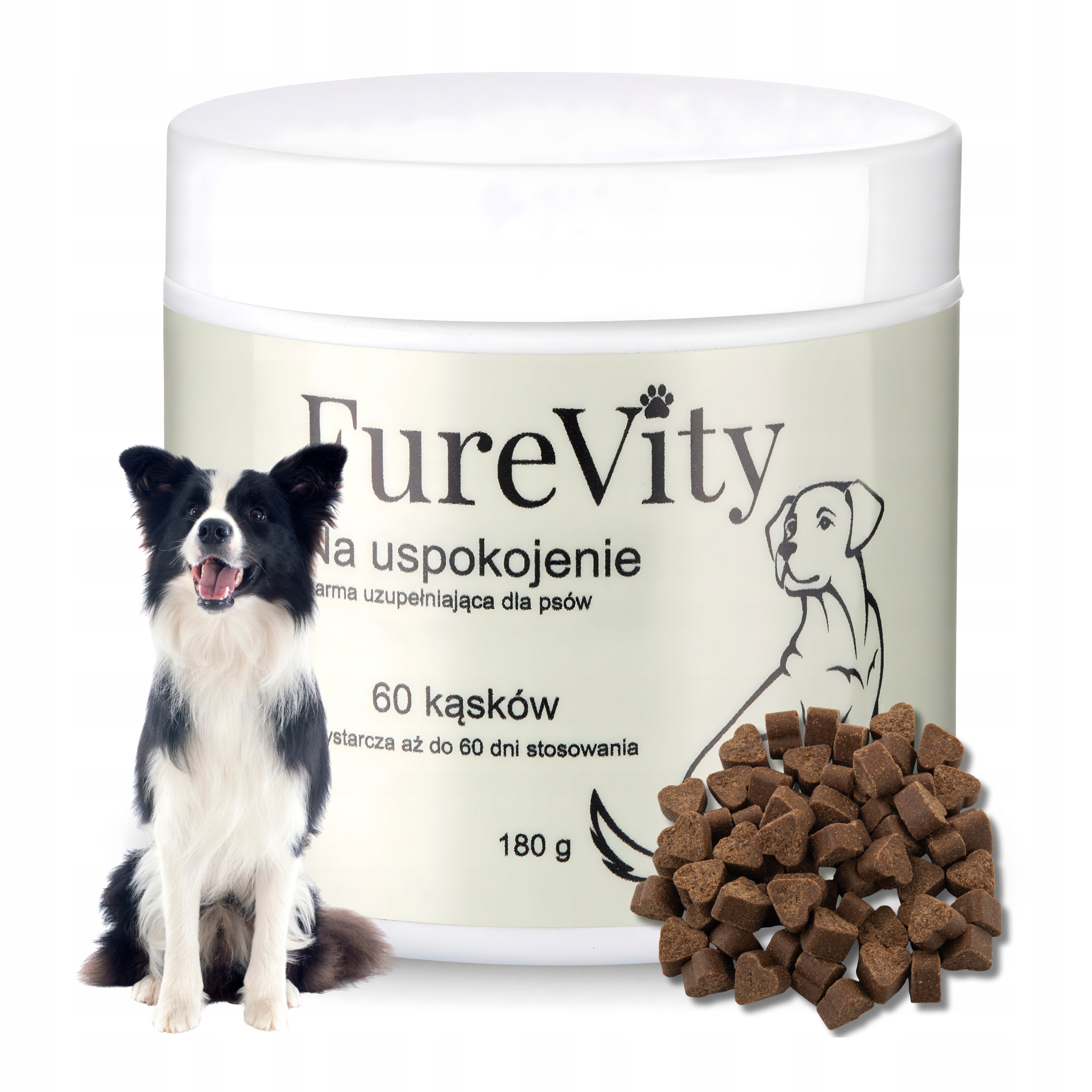 Levně Uklidnění pro psa Doplněk stravy Treserka 60 ks