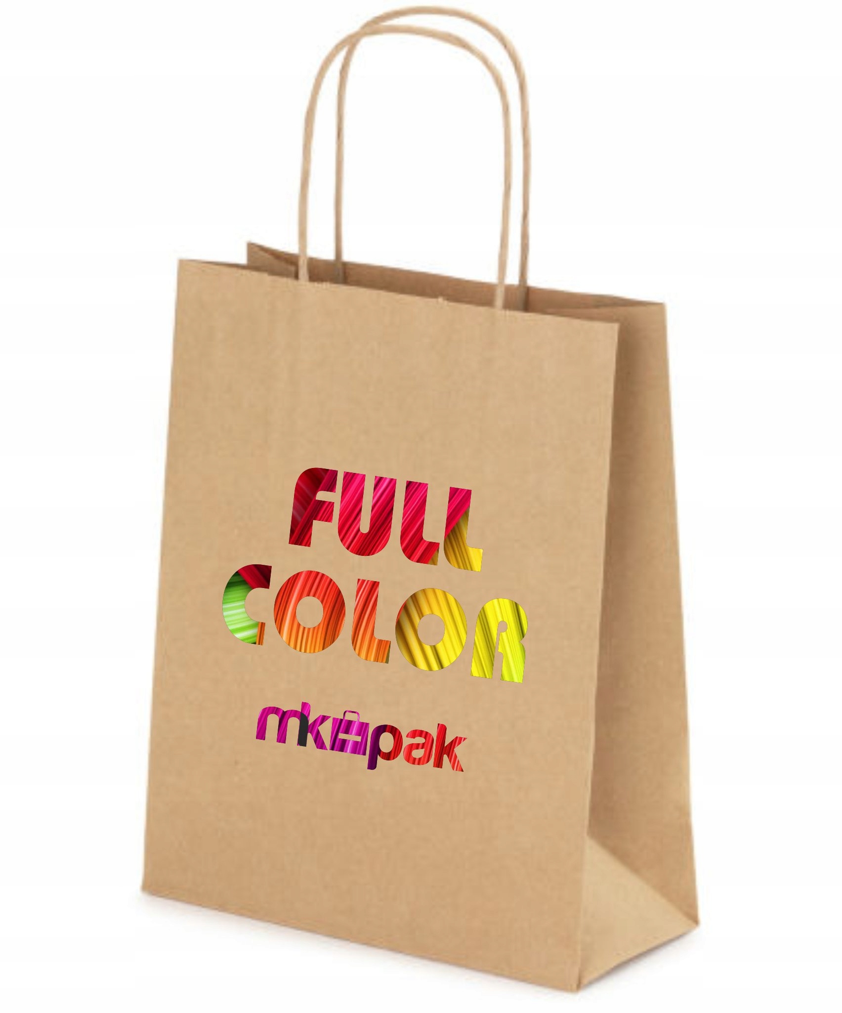 TORBA PAPIEROWA A4 EKO Z LOGO 24x10x32 50 SZT