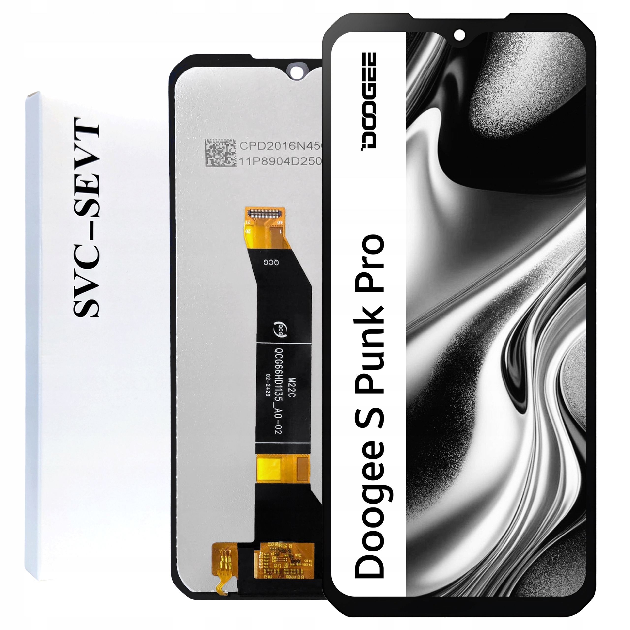 Displej pro Doogee S Punk Pro Service Pack LCD Matrix Originál Zila