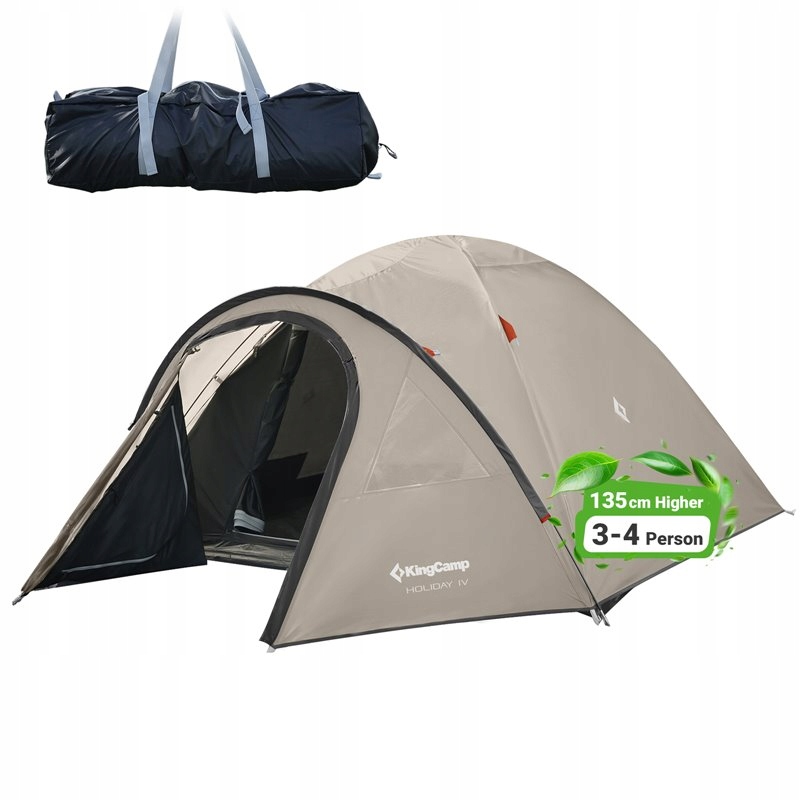 Namiot King Camp Mondome IV KT2527 beżowy