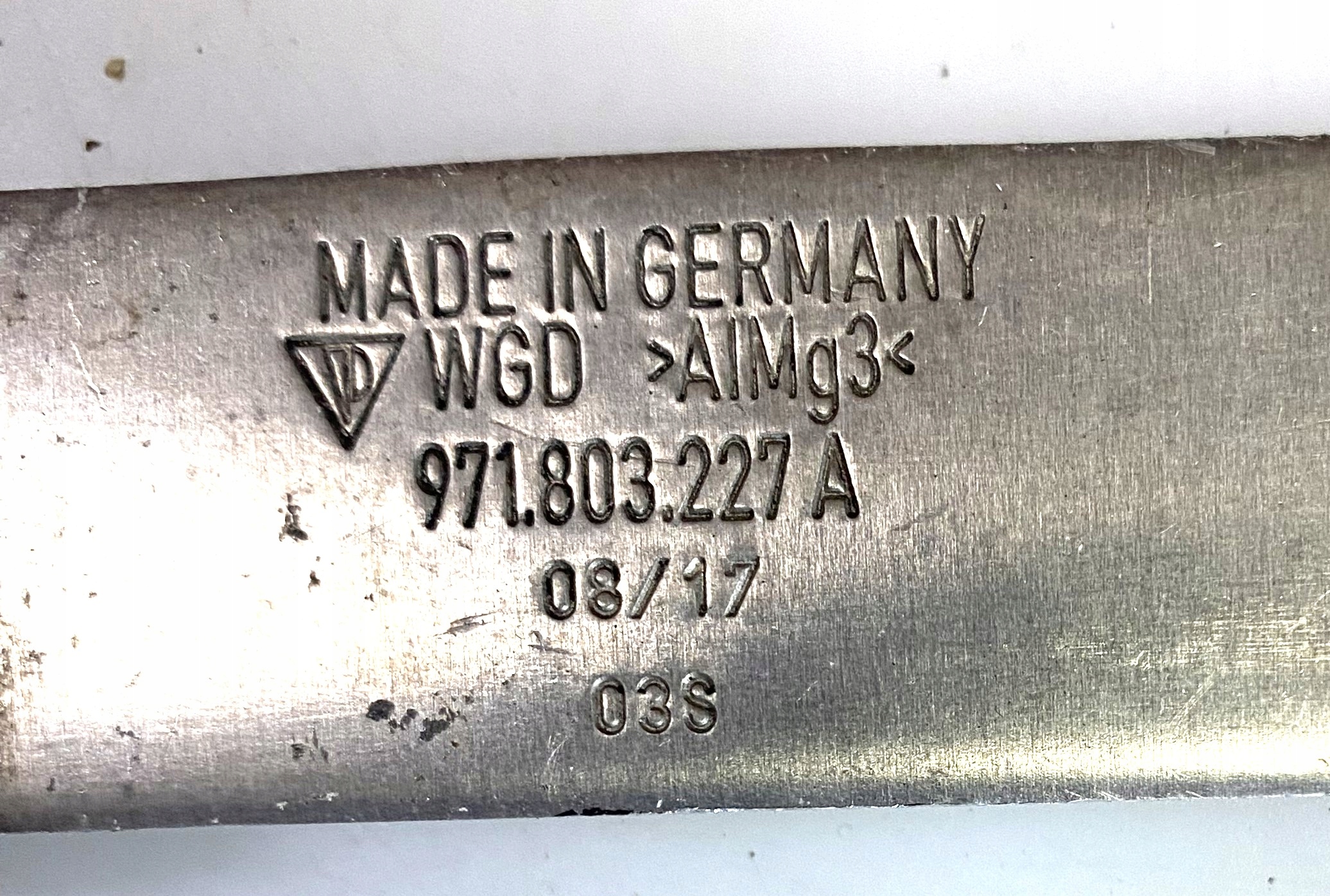 console rear part rear springing left PORSCHE PANAMERA 971 OE