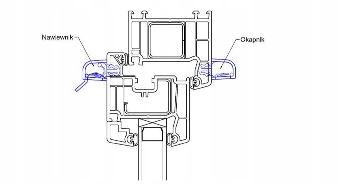 Nawiewniki do okna okien okienne JASNY BRĄZ Kod producenta Slimline 2000 JASNY BRĄZ