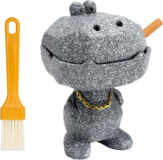 POPIELNICZKA OGRODOWA WIATROSZCZELNA DUŻA Z POKRYWĄ STYLOWA DO OGRODU