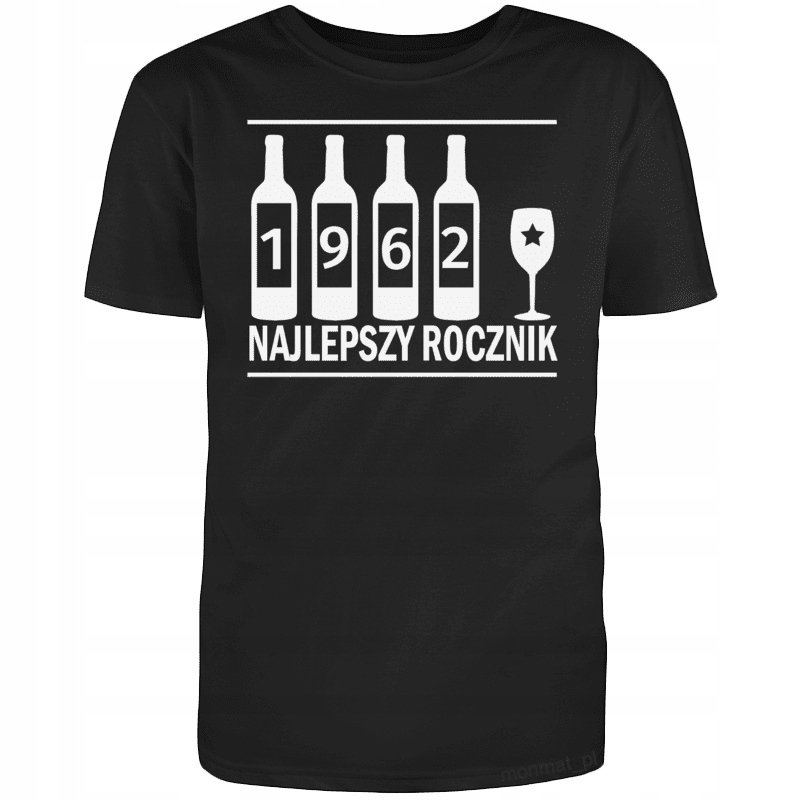 

Koszulka na Urodziny Najlepszy Rocznik 1962 60 M