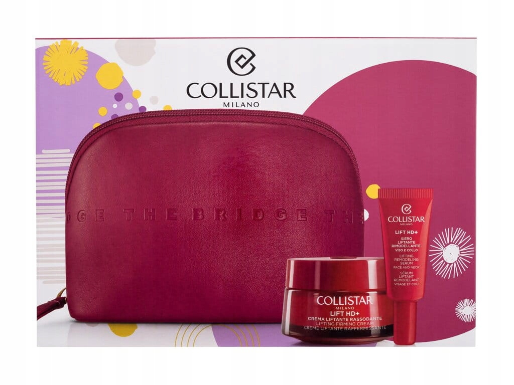 Collistar Liftingový krém 50 ml sérum 7 ml kosmetická taštička