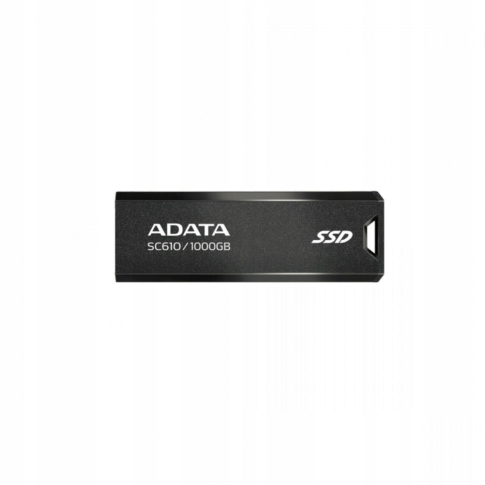 Adata Dysk Ssd zewnętrzny SC610 1000 Gb USB3.2A Gen2 czarny