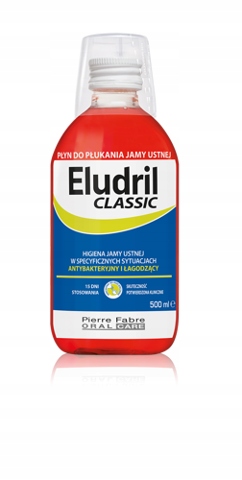 

Eludril Classic Płyn do płukania jamy ustnej 500ml
