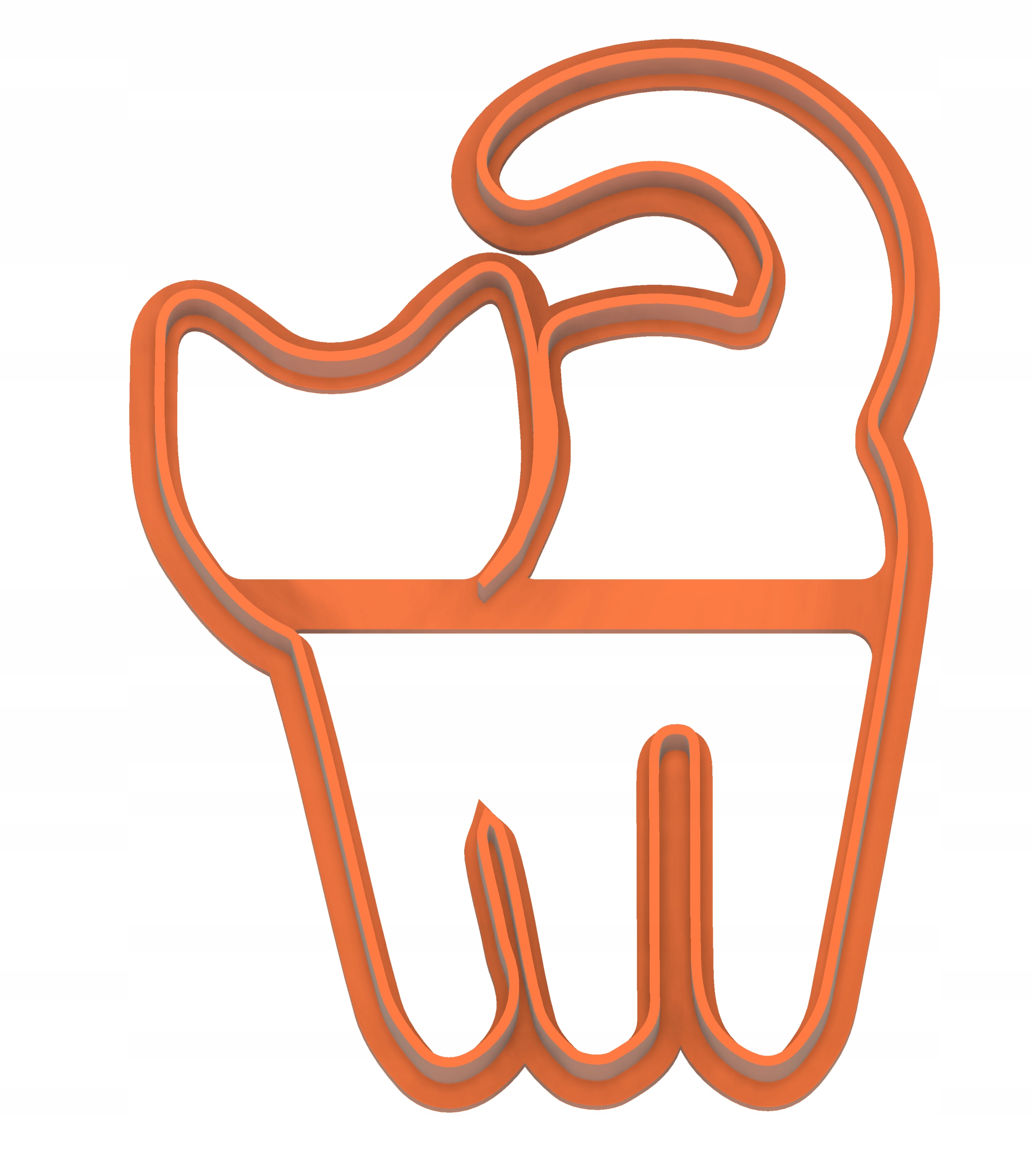 

Foremka wykrawacz ciastek pierników Halloween kot