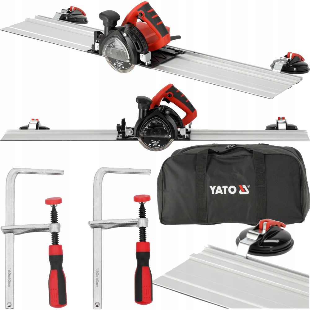 Przecinarka Z Prowadnicą 125MM 1400W Do Gresu Kamienia Fazowanie Płytek