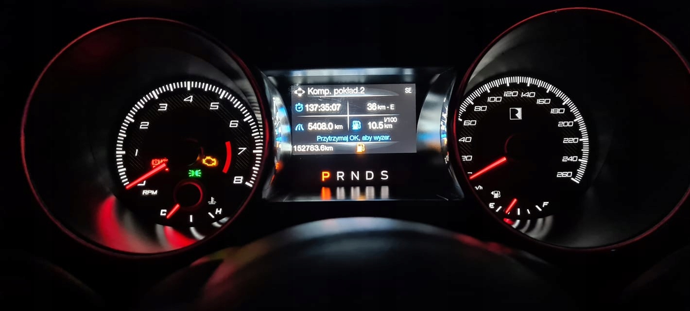 Ford Mustang ROUSH Style tarcze licznika KMH MoMan Numer katalogowy części 0089688082911