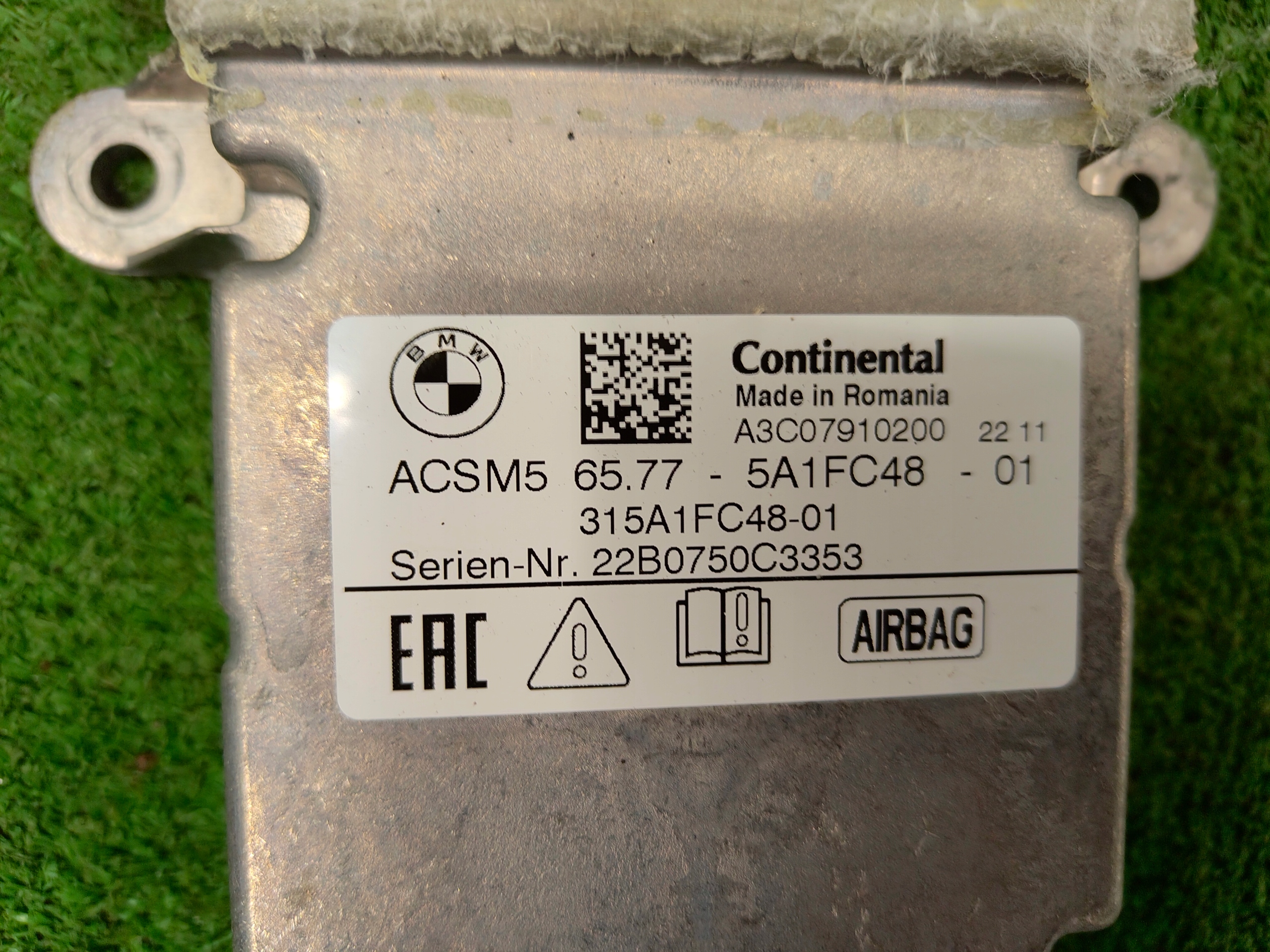 BMW 4 G22 modul Bedienteil AIRBAG 5A1FC48