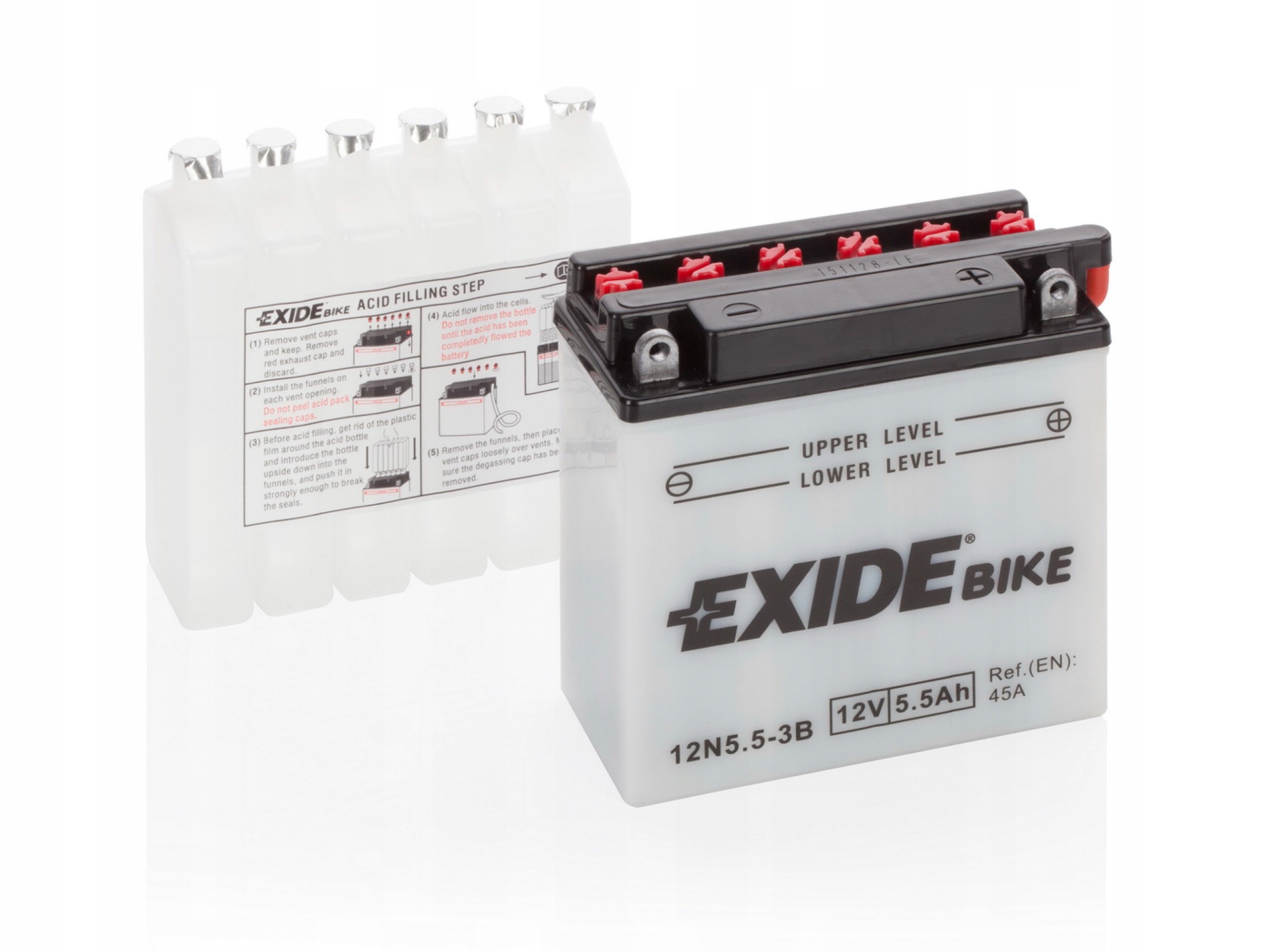 Akumulator 5,5 Ah Exide conventional 12N5,5-3B