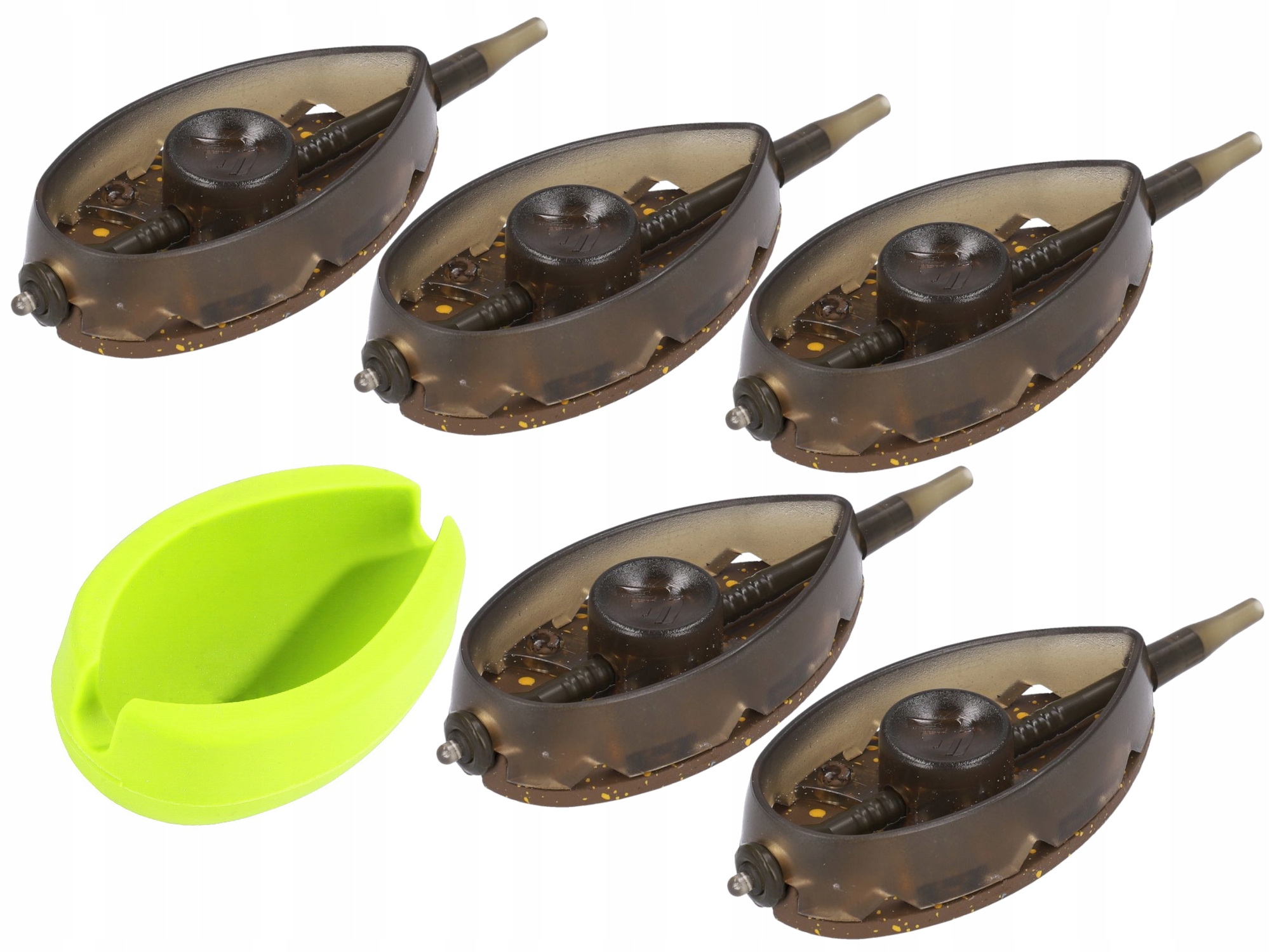 

5x podajniki Method Feeder Mikado 15+20+30g +forma