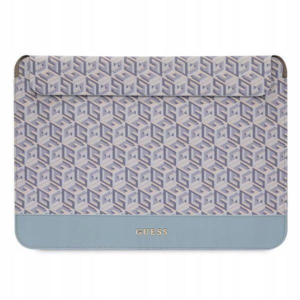 Pouzdro pro MacBook 16 Guess GCube Stripes Modré