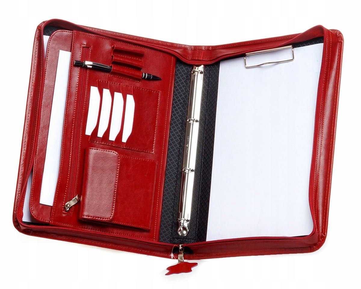 SKÓRZANA TECZKA NA DOKUMENTY BIWUAR SOLOME LW07 A4