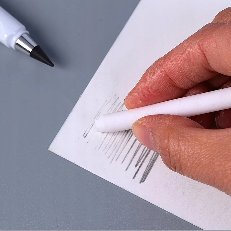 OŁÓWEK WIECZNY ELEGANCKI Z 4 KOŃCÓWKAMI NOWOŚĆ + WKŁADY GRATIS Twardość HB