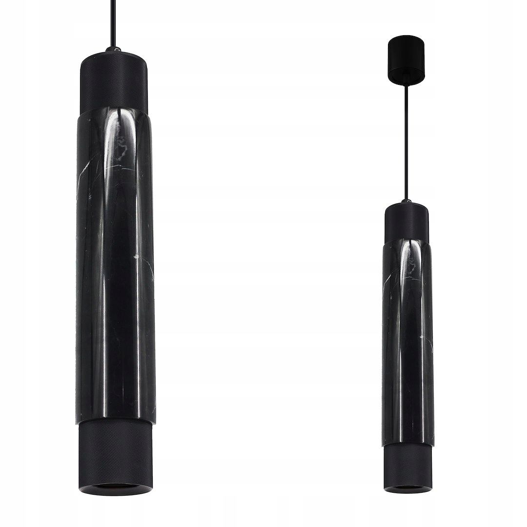 Závěsná lampa Marble Black 1xGU10