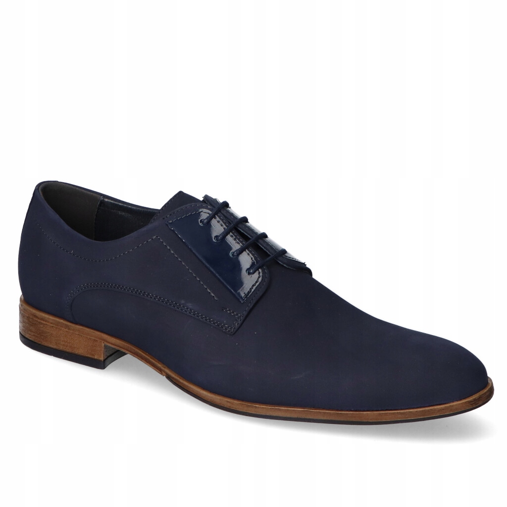 Polobotky Pan 1453 Granátové nubukové 45