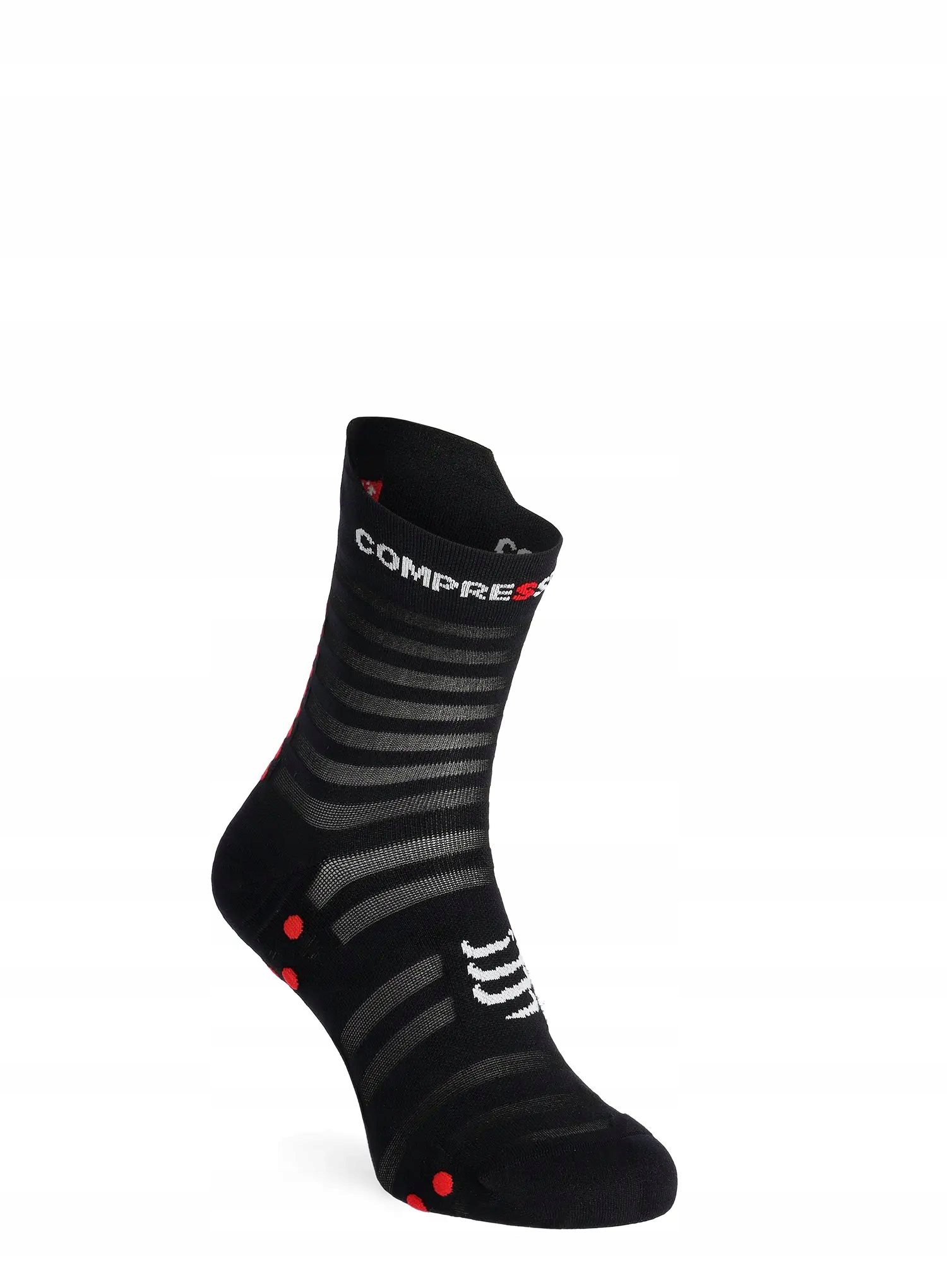 Ponožky Compressport Pro Racing v4.0 Ul Run High black/red 39-41