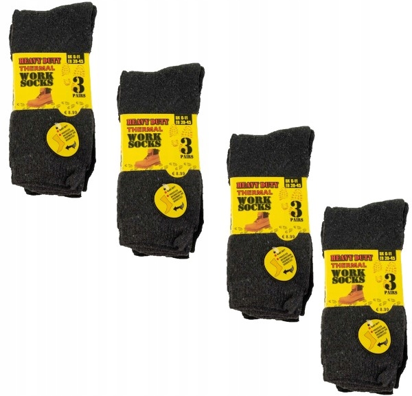

12 par Skarpety Robocze Heavy Duty Work Socks