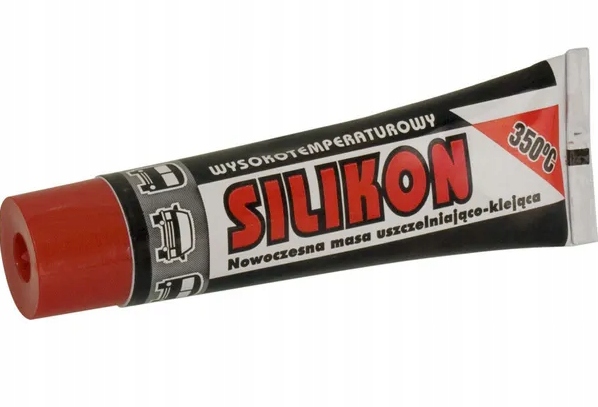 Silikon wysokotemperaturowy czerwony Silmex 40g
