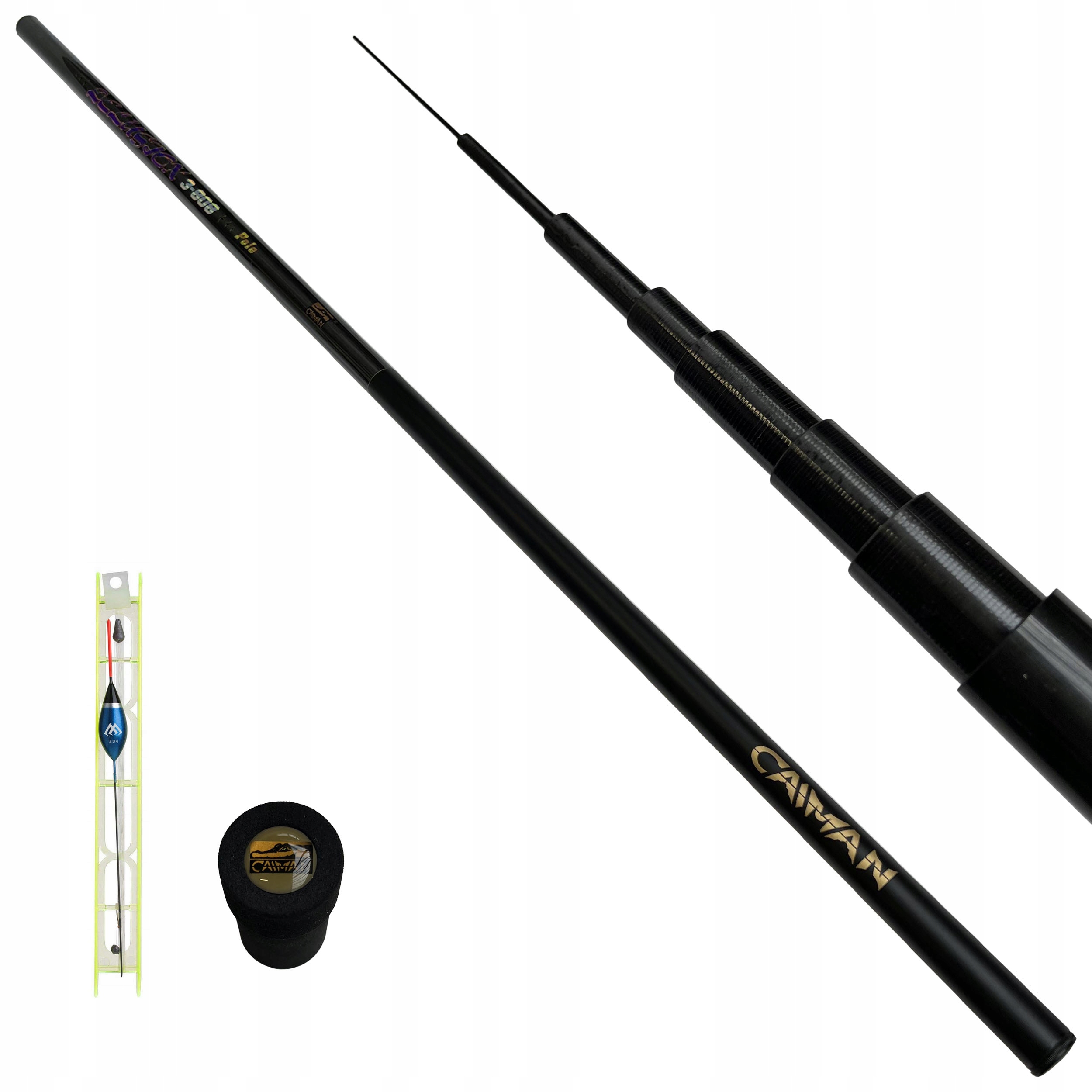 Wędka Bat Caiman Delusion Pole 800cm 8,0m 5-25g Ultralekka