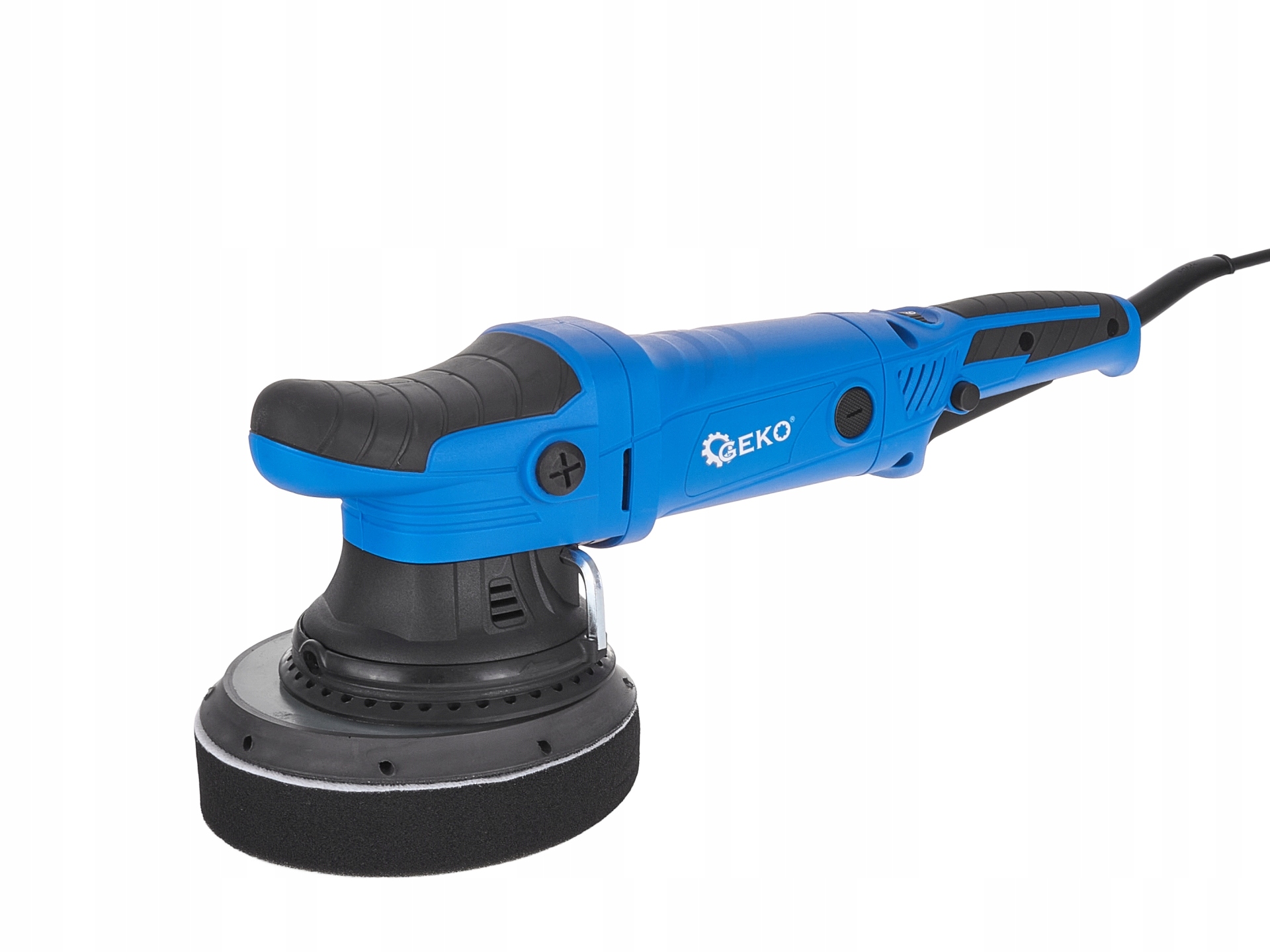 Polerka samochodowa DUAL ACTION z regulacją 150mm 4 gąbki Zestaw Marka Geko