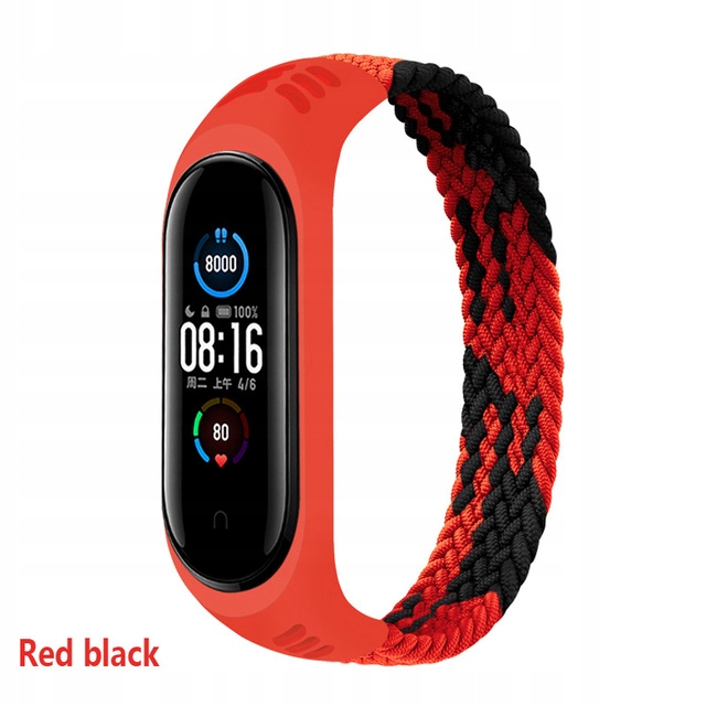

Opaska Do Xiaomi MI Band 3 4 5 6 Nylon Elastyczna